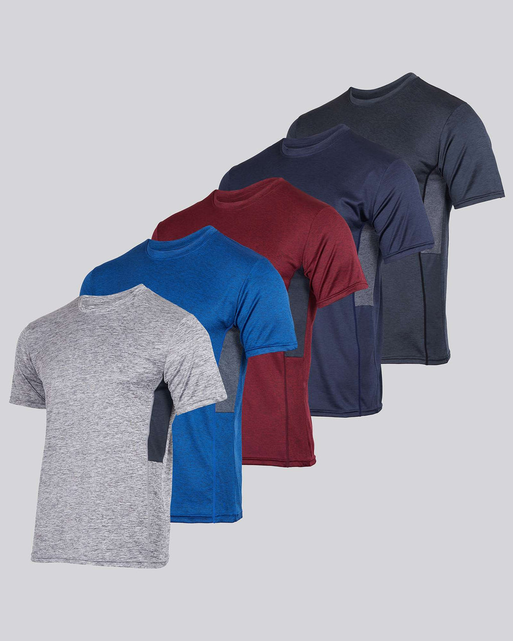 5 Pack: Boys Dry Fit Active Short-Sleeve T-Shirt