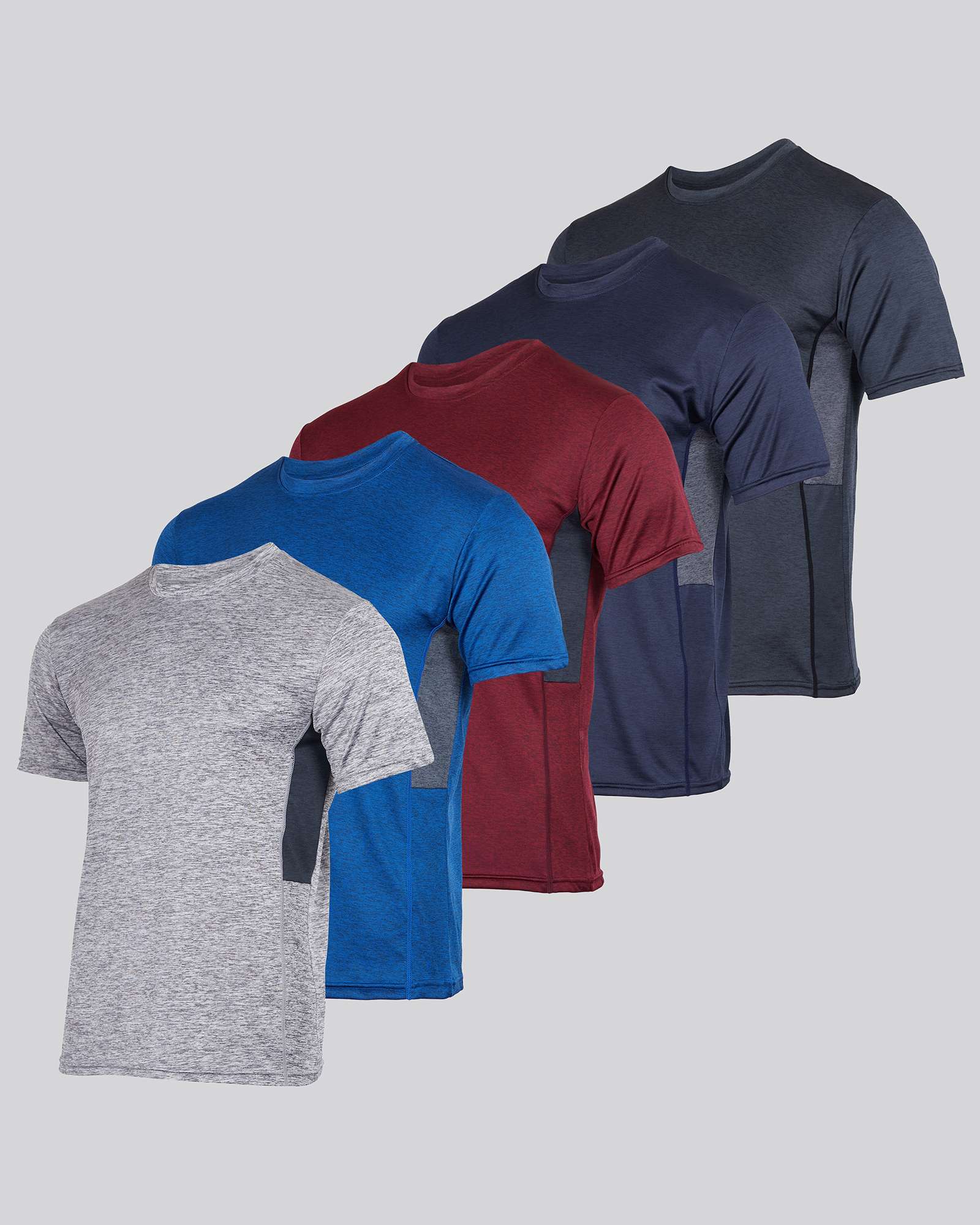 5 Pack: Boys Dry Fit Active Short-Sleeve T-Shirt