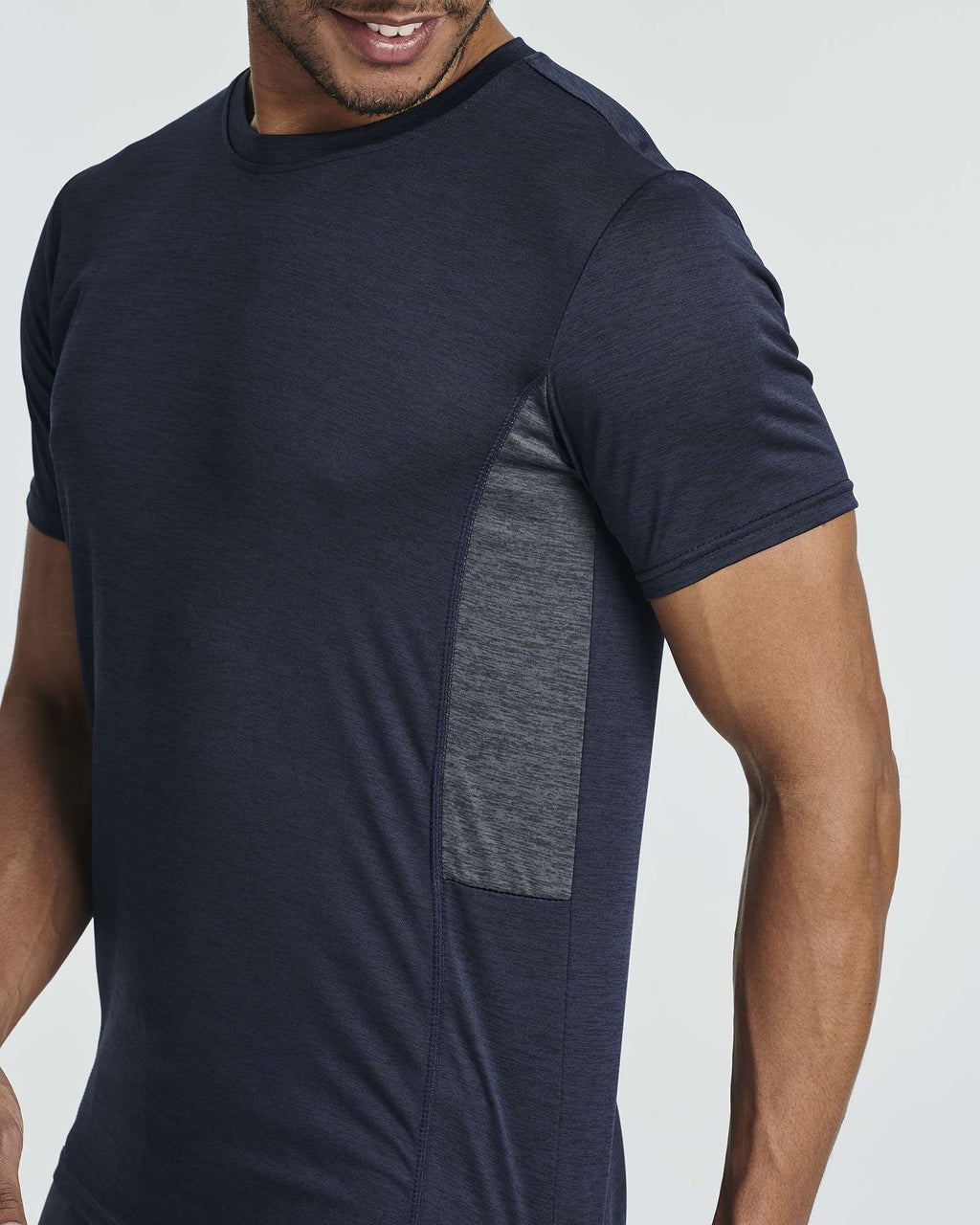 5 Pack: Mens Dry-Fit Active Crew Neck T-Shirt