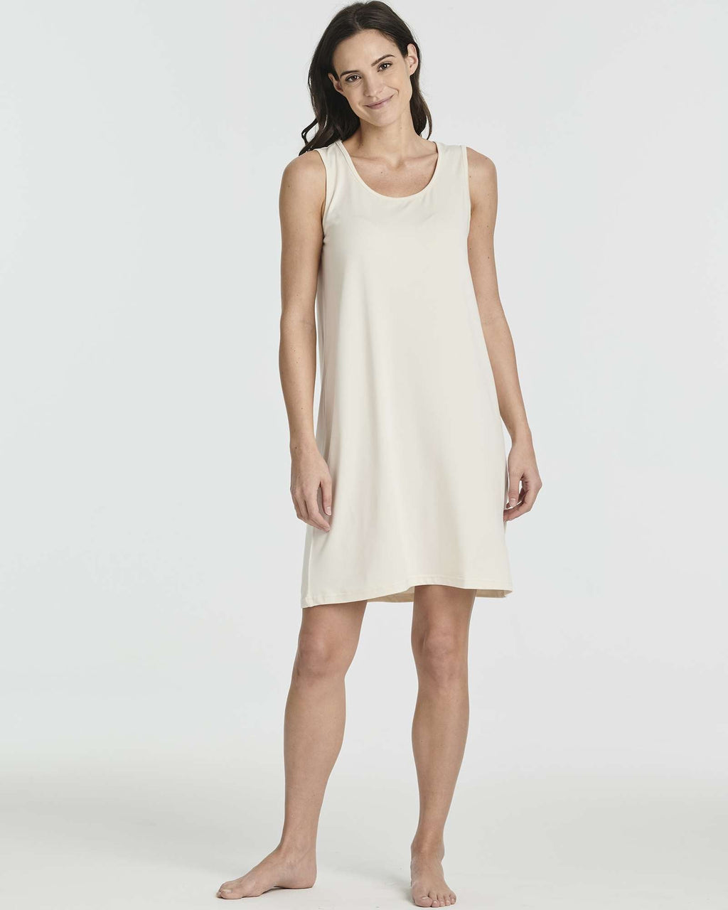 3 Pack: Women's Scoop Neck Sleeveless Nightgown