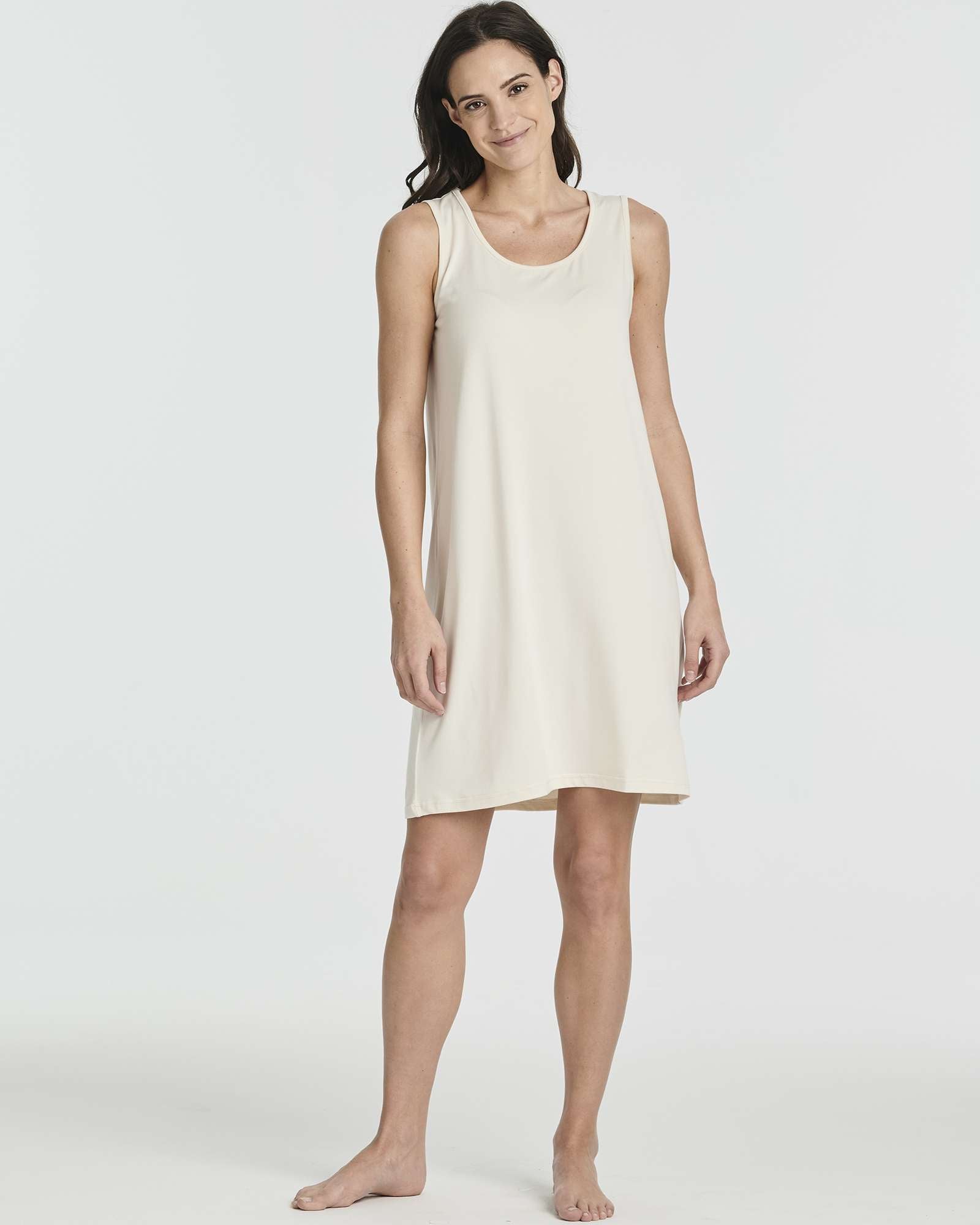 3 Pack: Women's Scoop Neck Sleeveless Nightgown