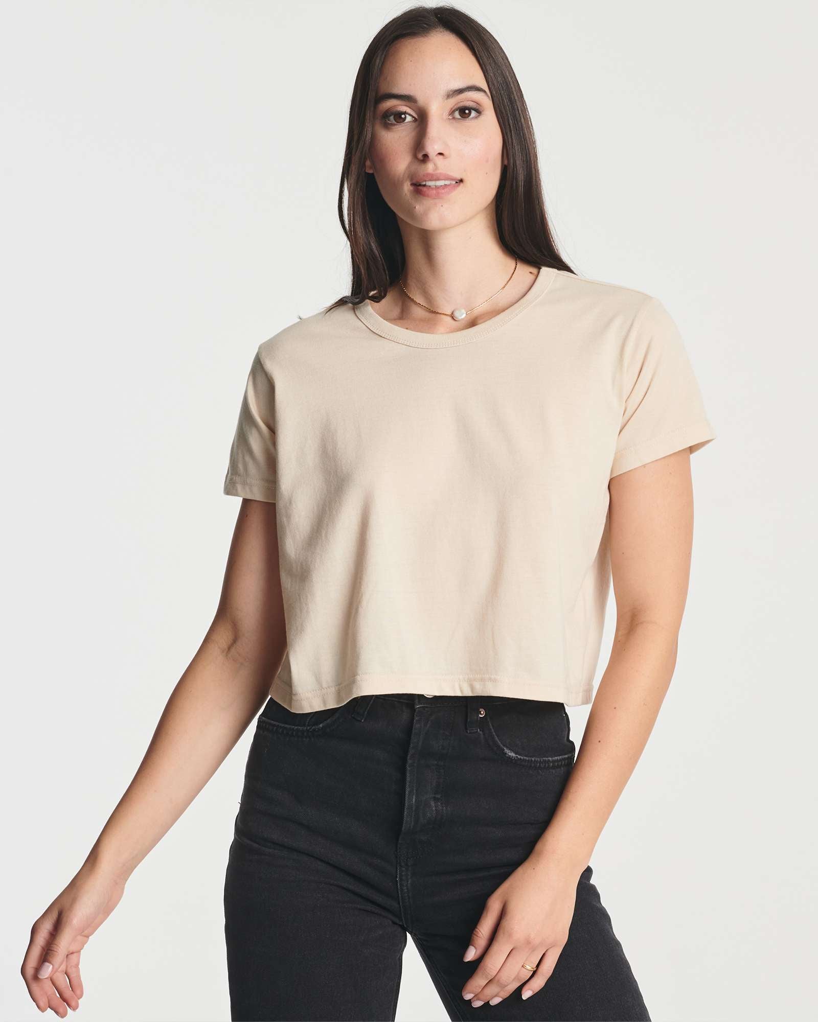 4 Pack: Women's Short Sleeve Crop Top