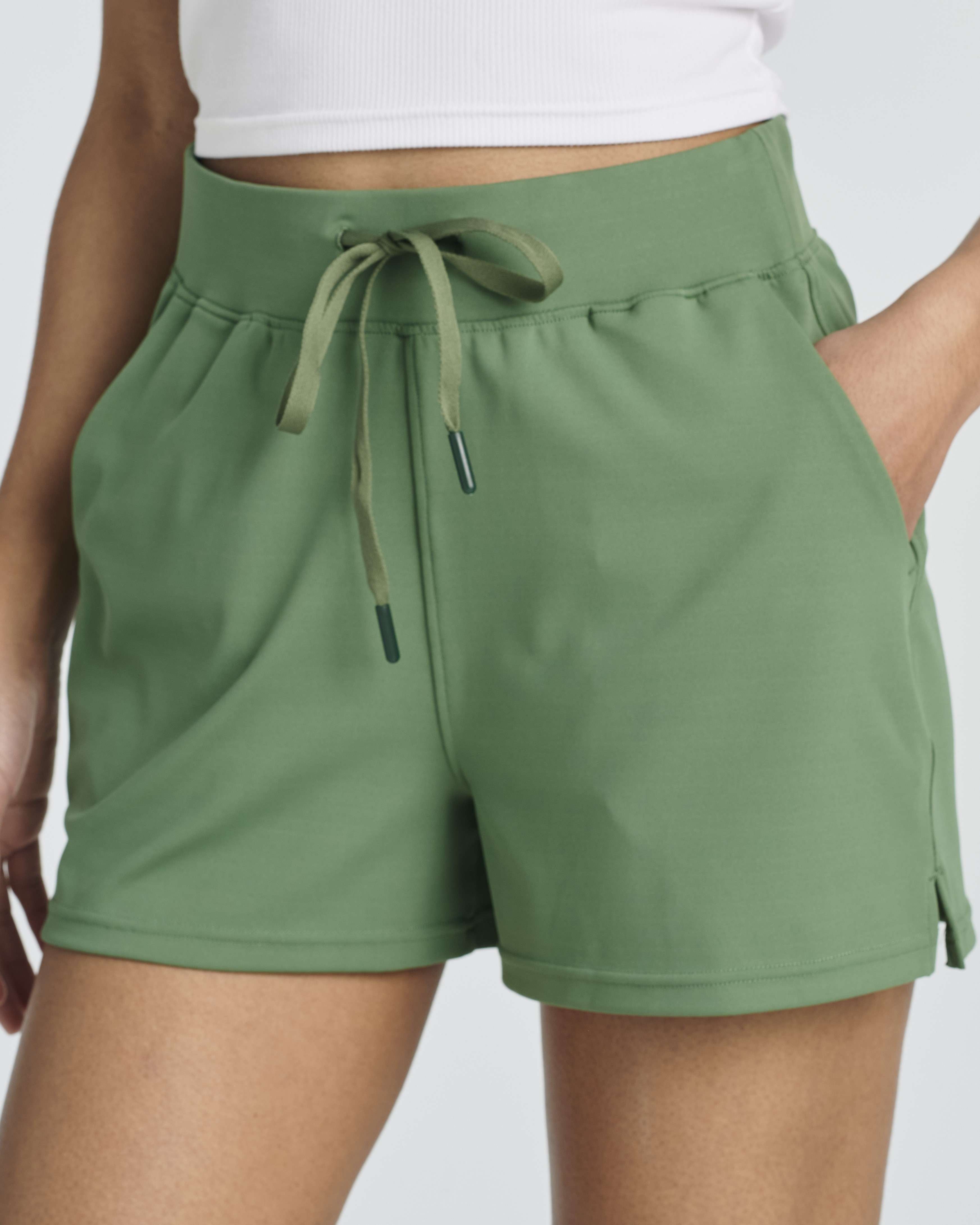 3 Pack: Women's 3" Athletic Workout Shorts with Pockets (Available in Big &