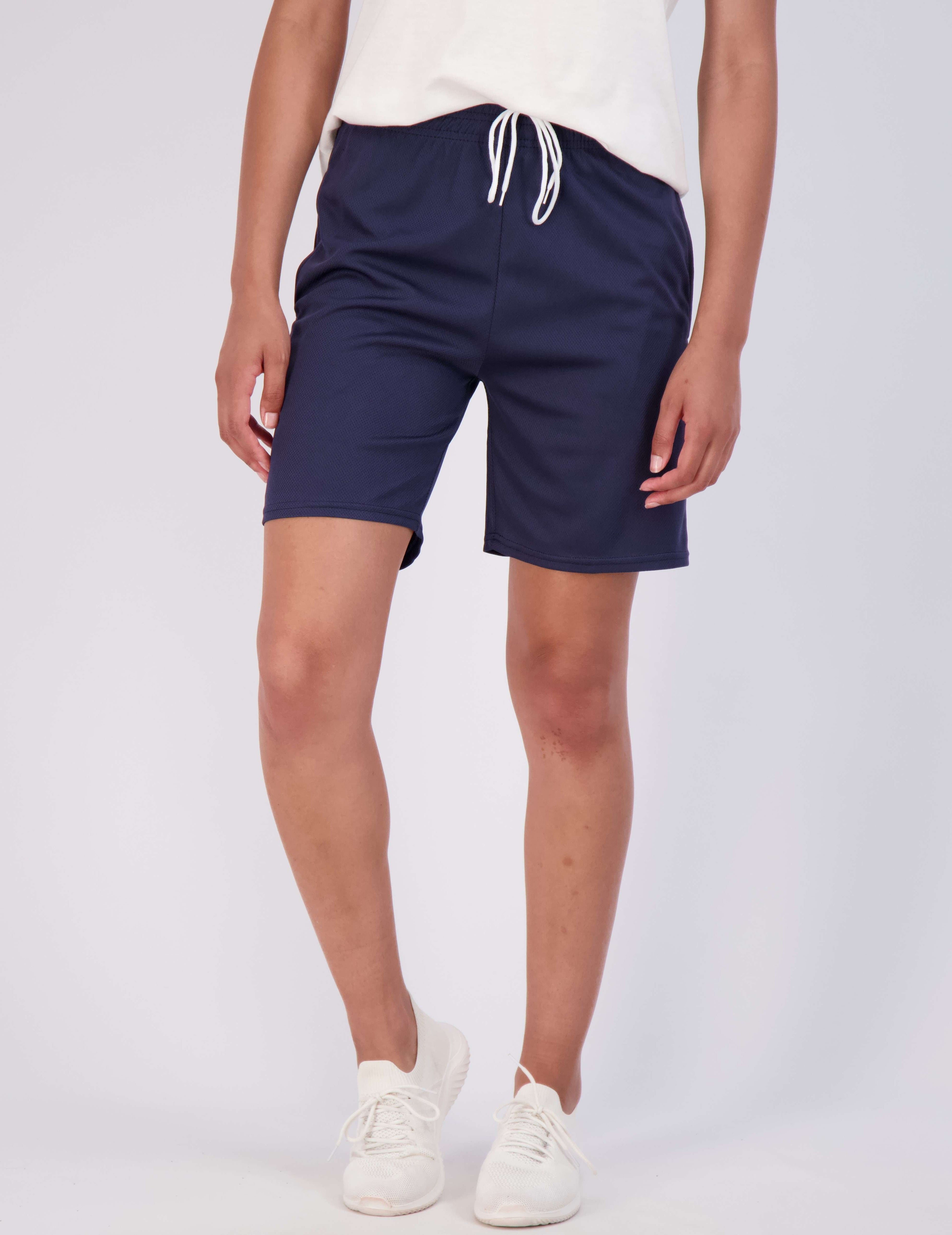 4 Pack: Women's 7" Mesh Quick-Dry Bermuda Shorts