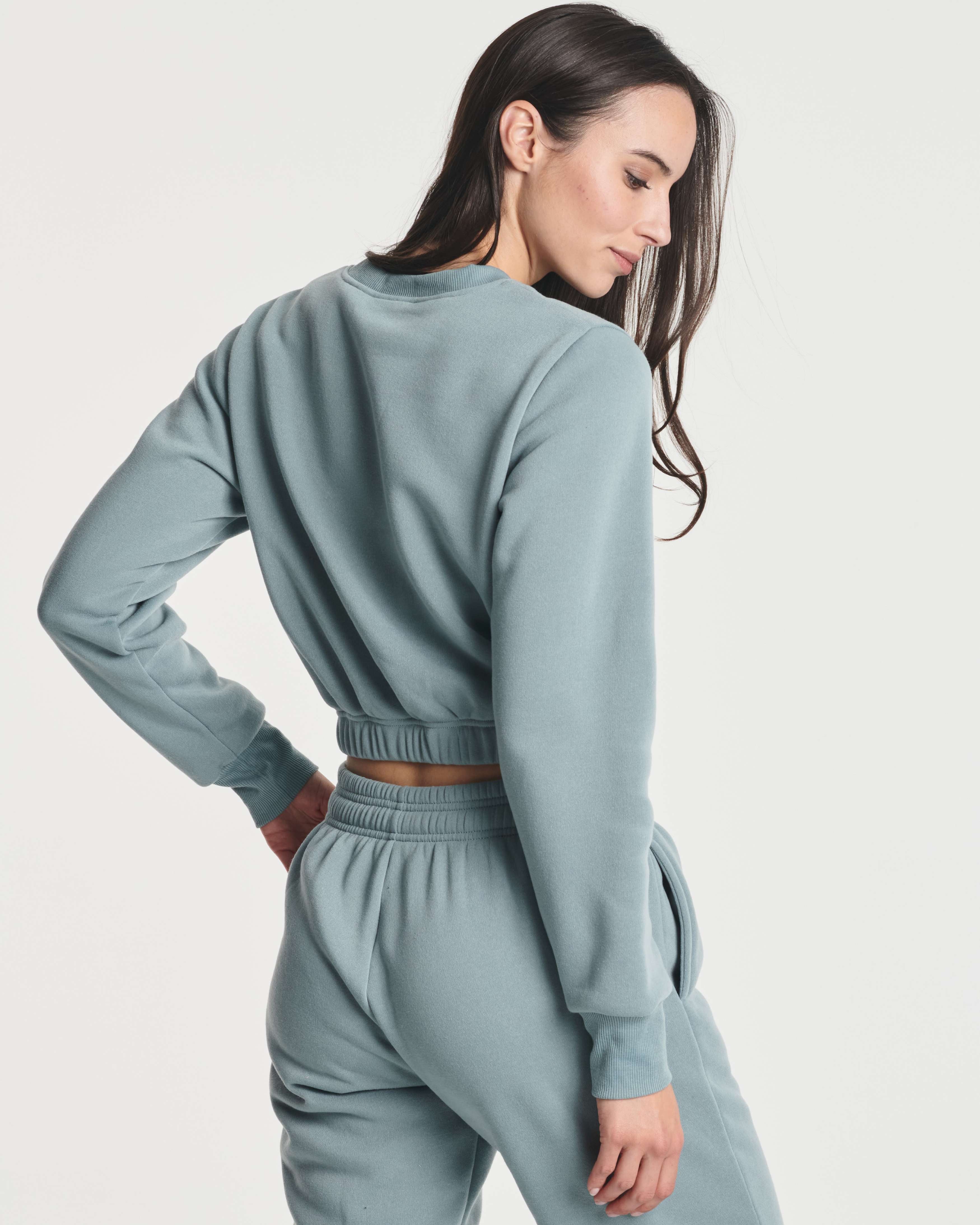 3 Pack: Women's Fleece Cropped Sweatshirt (Available in Plus Size)