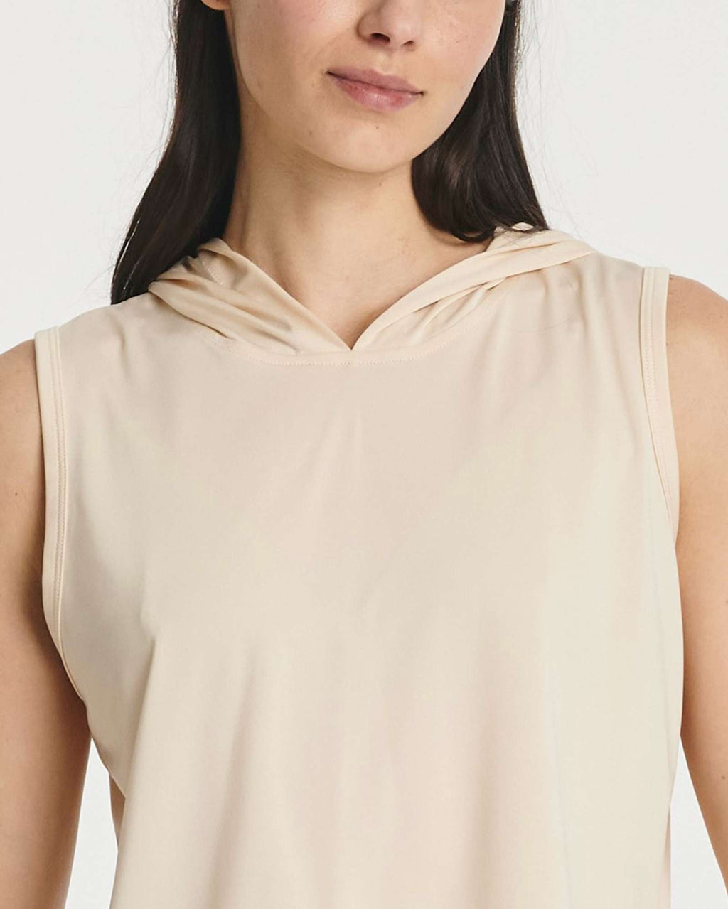 3 Pack: Women's Sleeveless Cropped Tank Top Hoodie