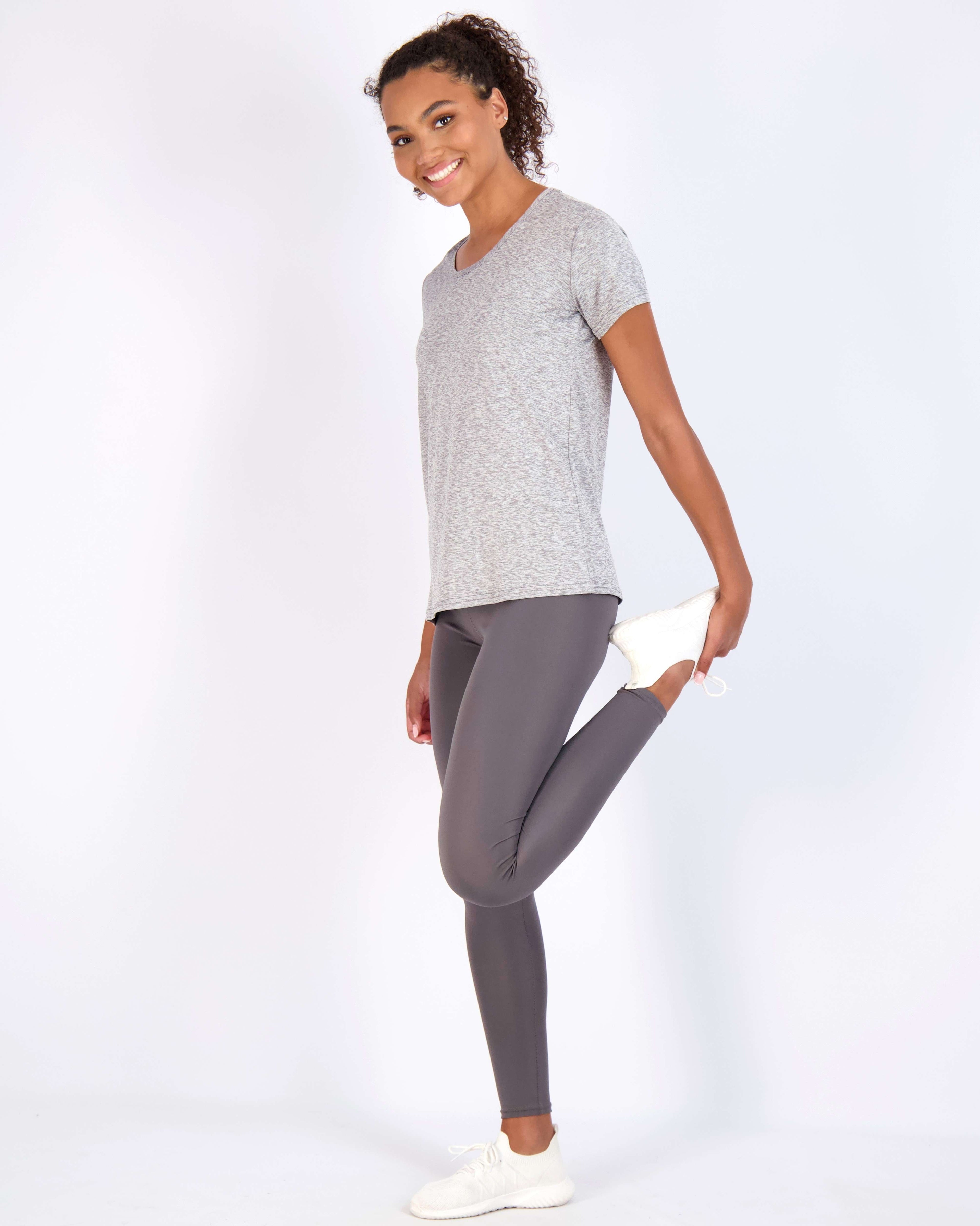 5 Pack: Womens Dry Fit Short-Sleeve Crew Neck Active T-Shirt