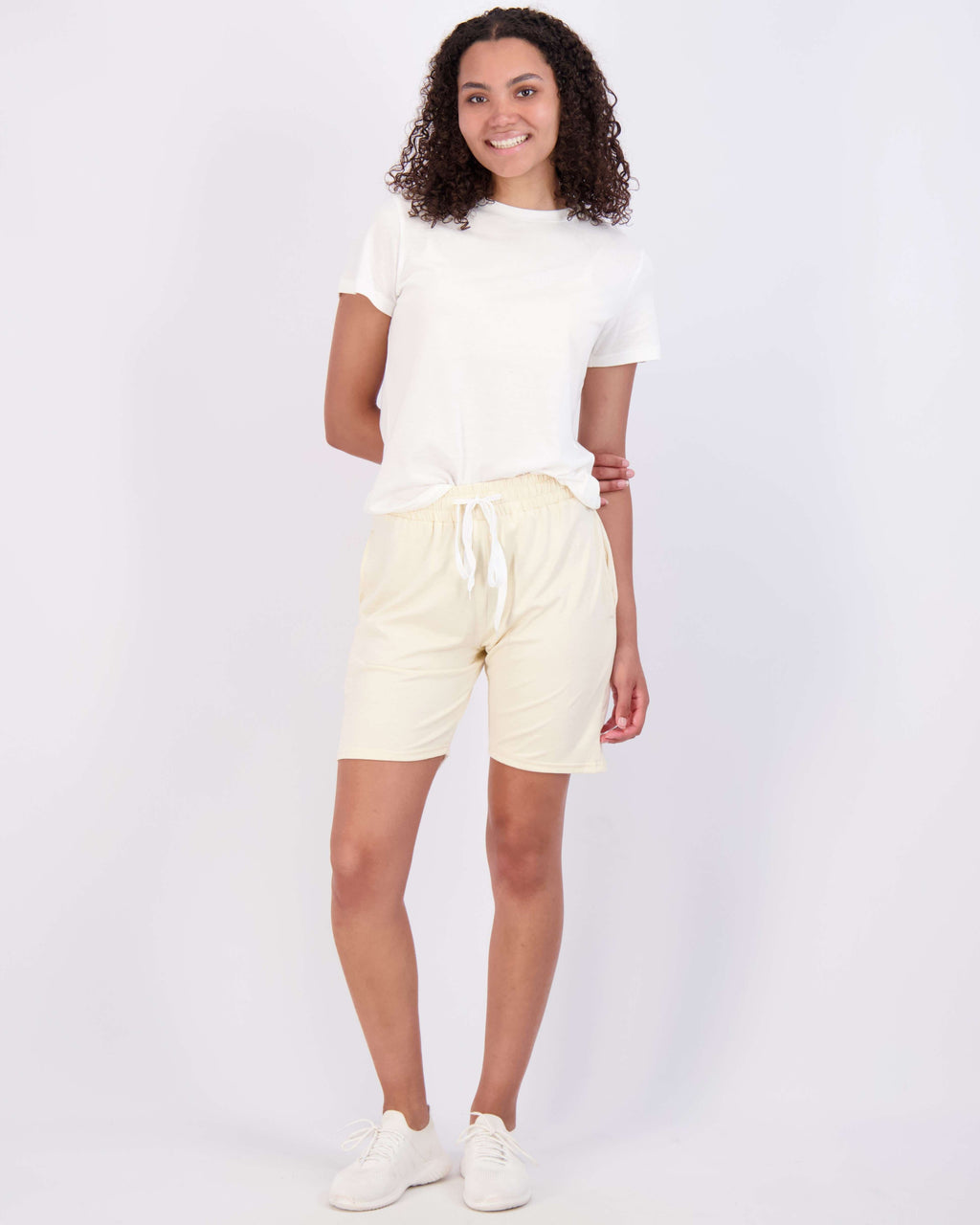 4 Pack: Women's 7" Bermuda Long High Waisted Shorts (Available in Plus Size)