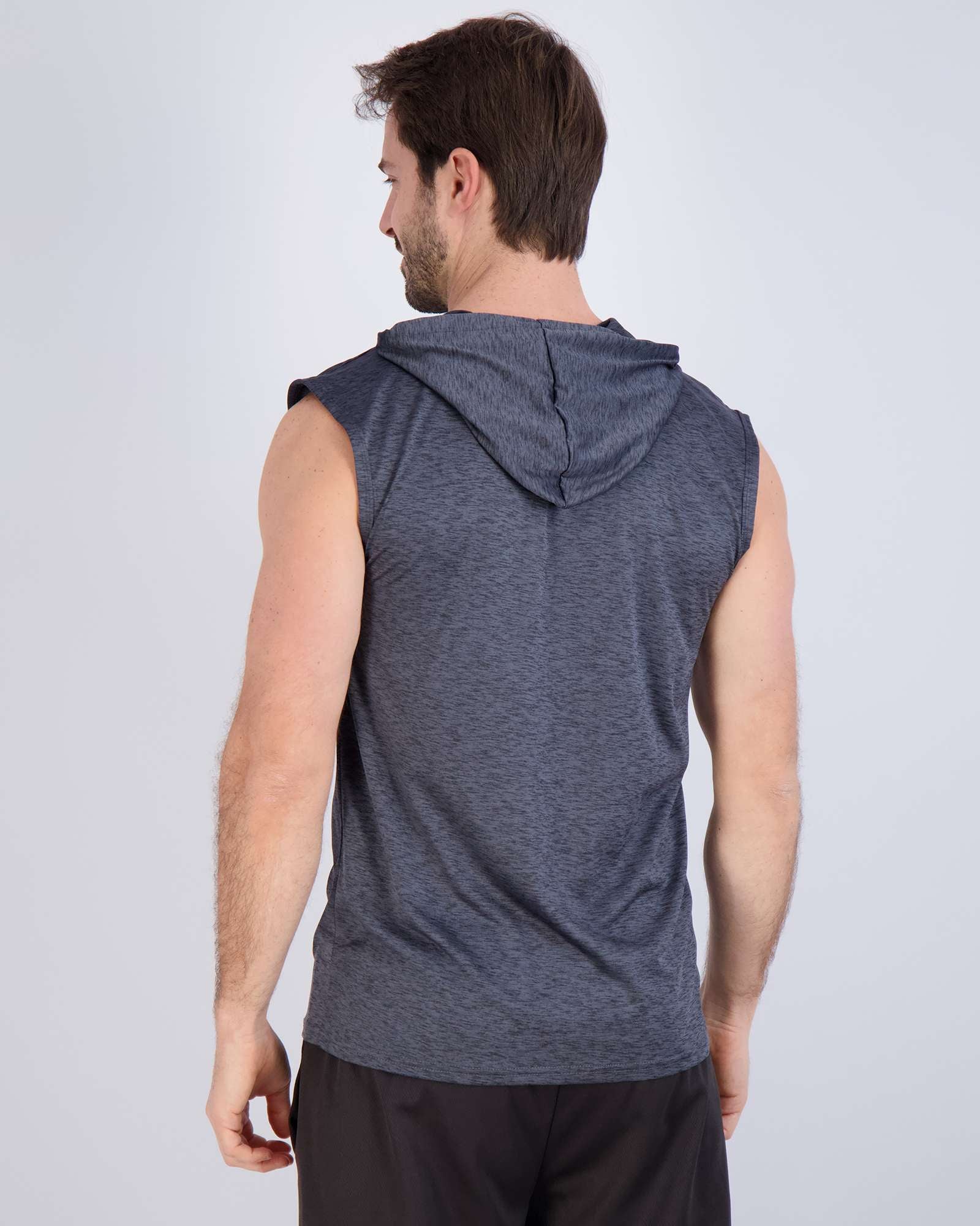3 Pack: Men’s Dry-Fit Active Tank Top Hoodie