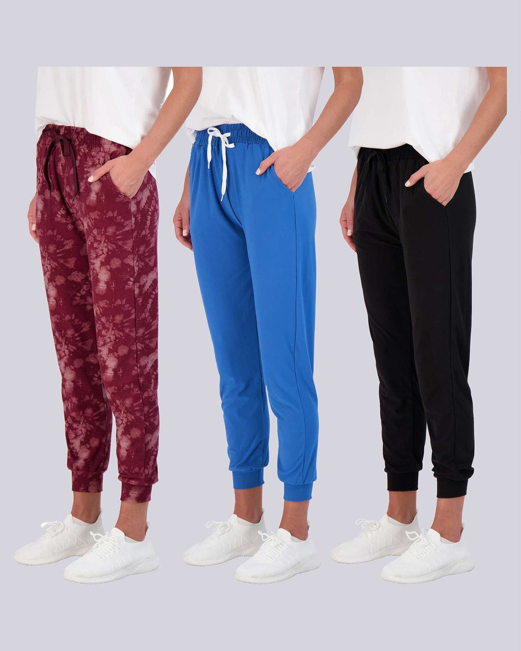 3 Pack: Womens Ultra-Soft Lounge Joggers
