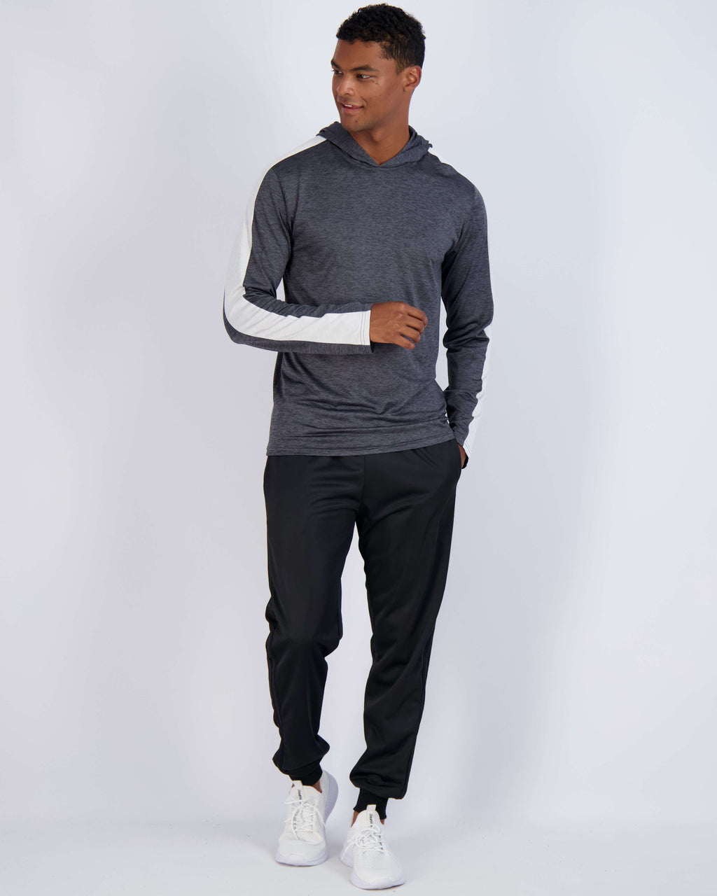 3 Pack: Mens Dry Fit Active Hoodie Pullover Sweatshirt