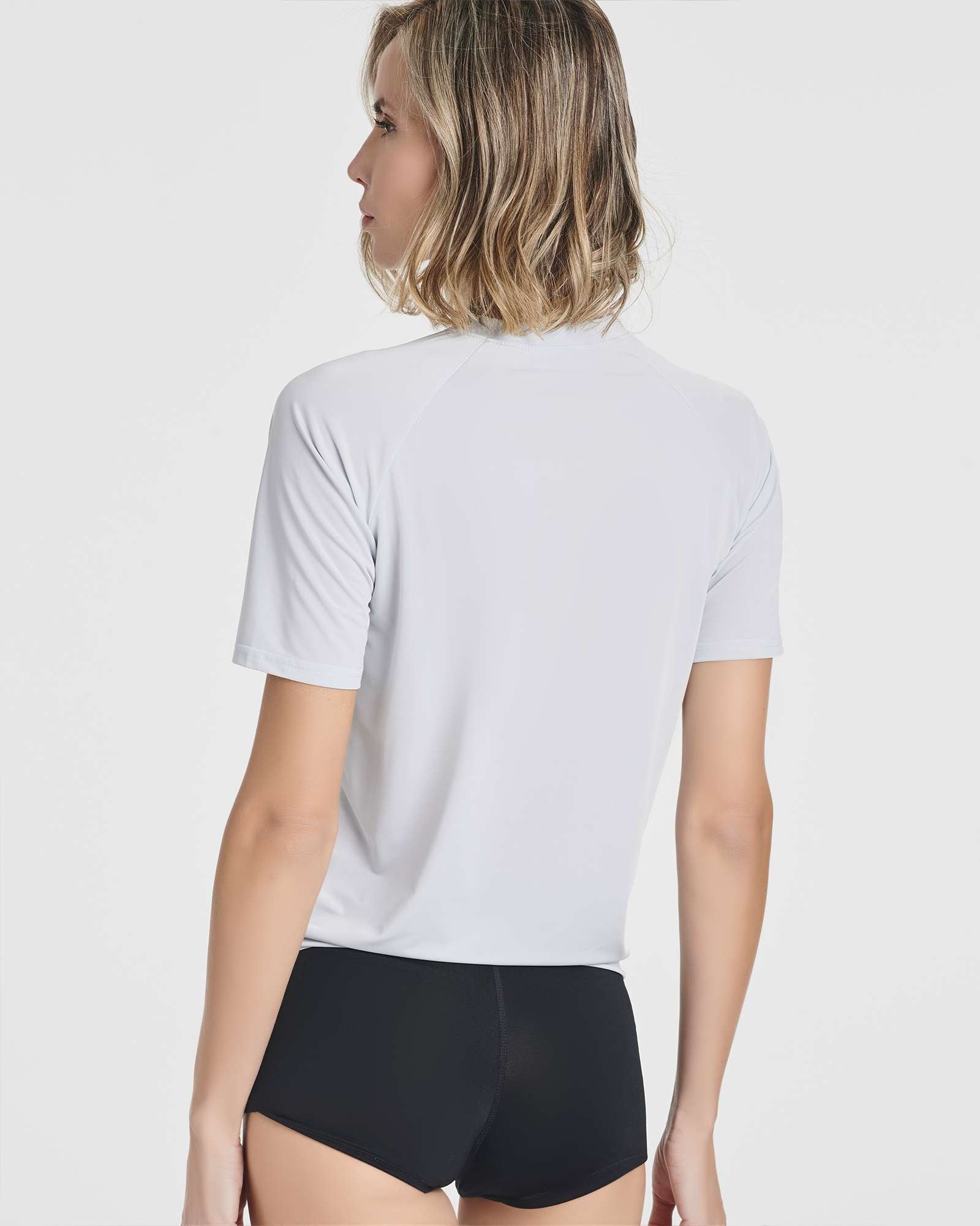 4 Pack: Women's UPF Short Sleeved Rashguard Top