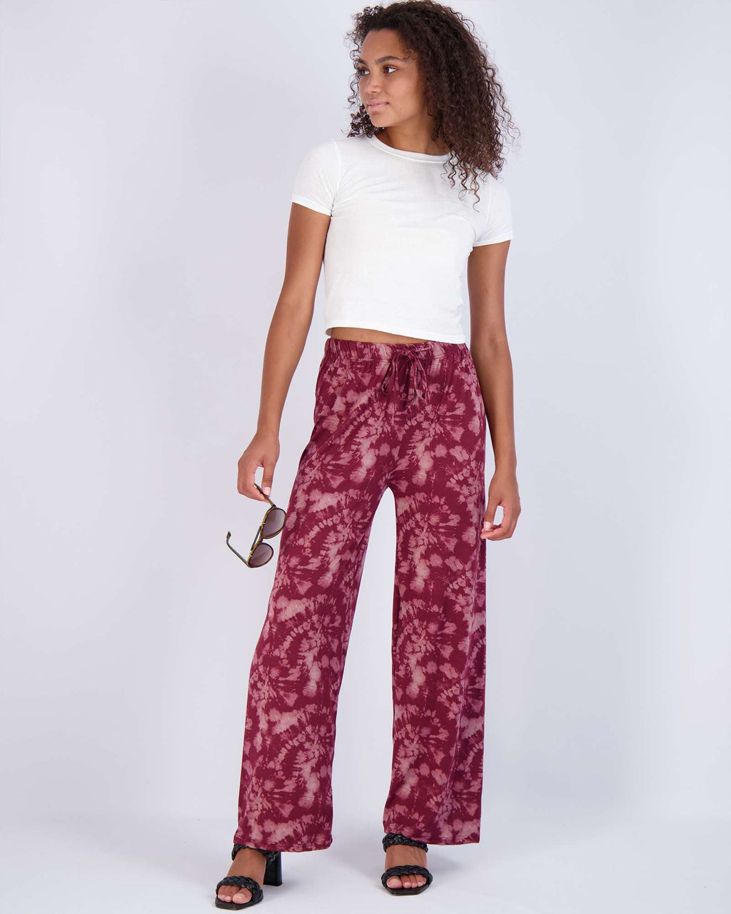 3 Pack: Womens Wide Leg Palazzo Lounge Pajama Pants