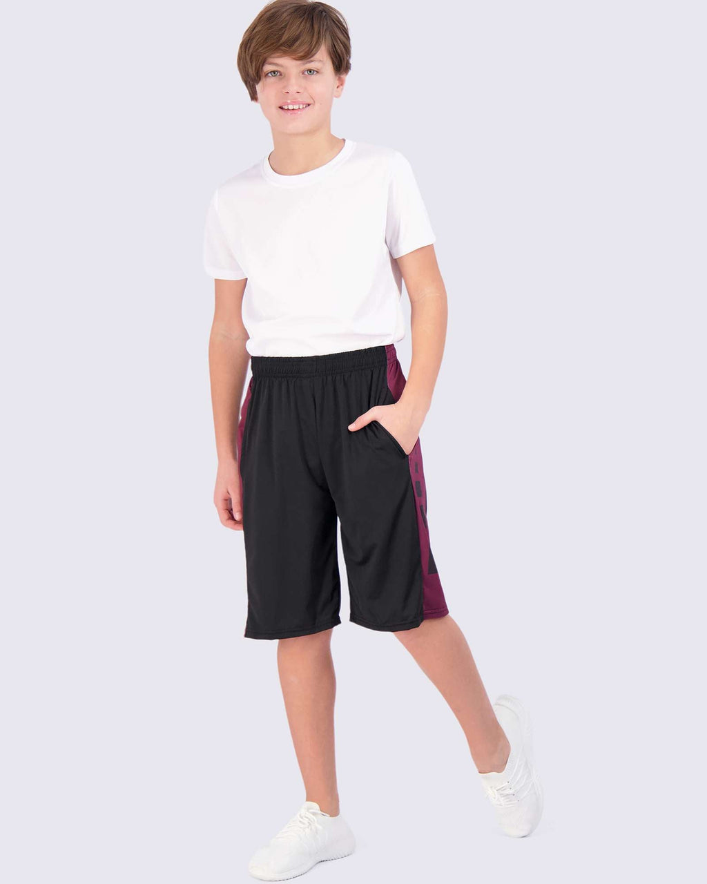 5 Pack: Boys Dry-Fit Active Basketball Shorts