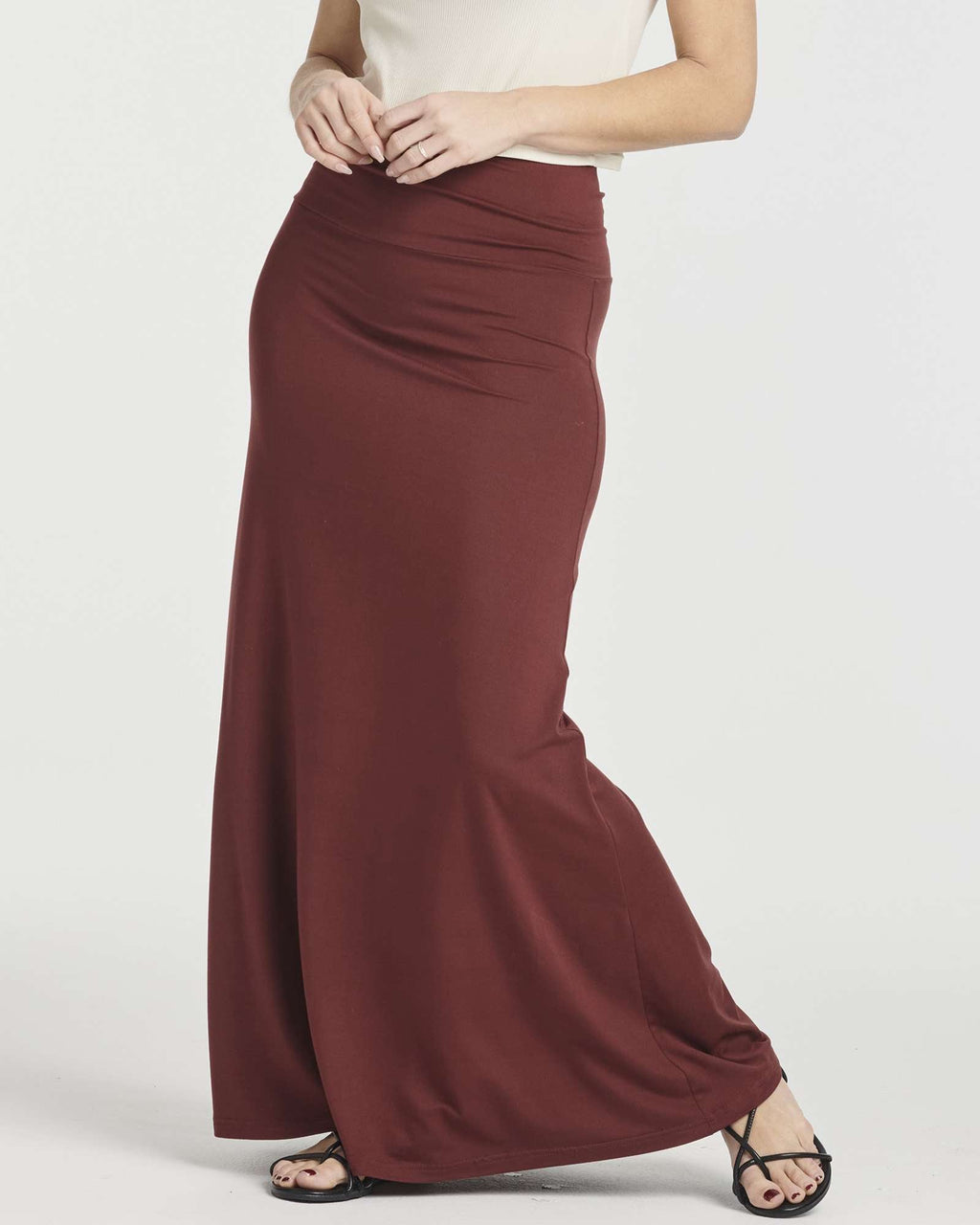 3 Pack: Women's Ultra-Soft Flowy Maxi Skirt