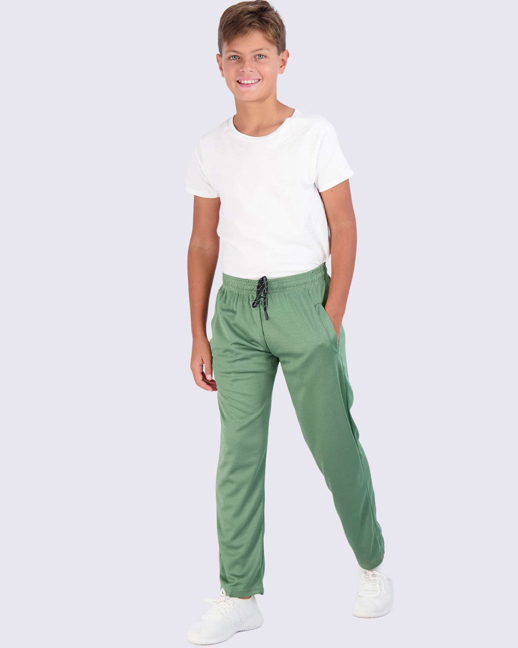 3 Pack: Boys Mesh Open Bottom Active Sweatpants