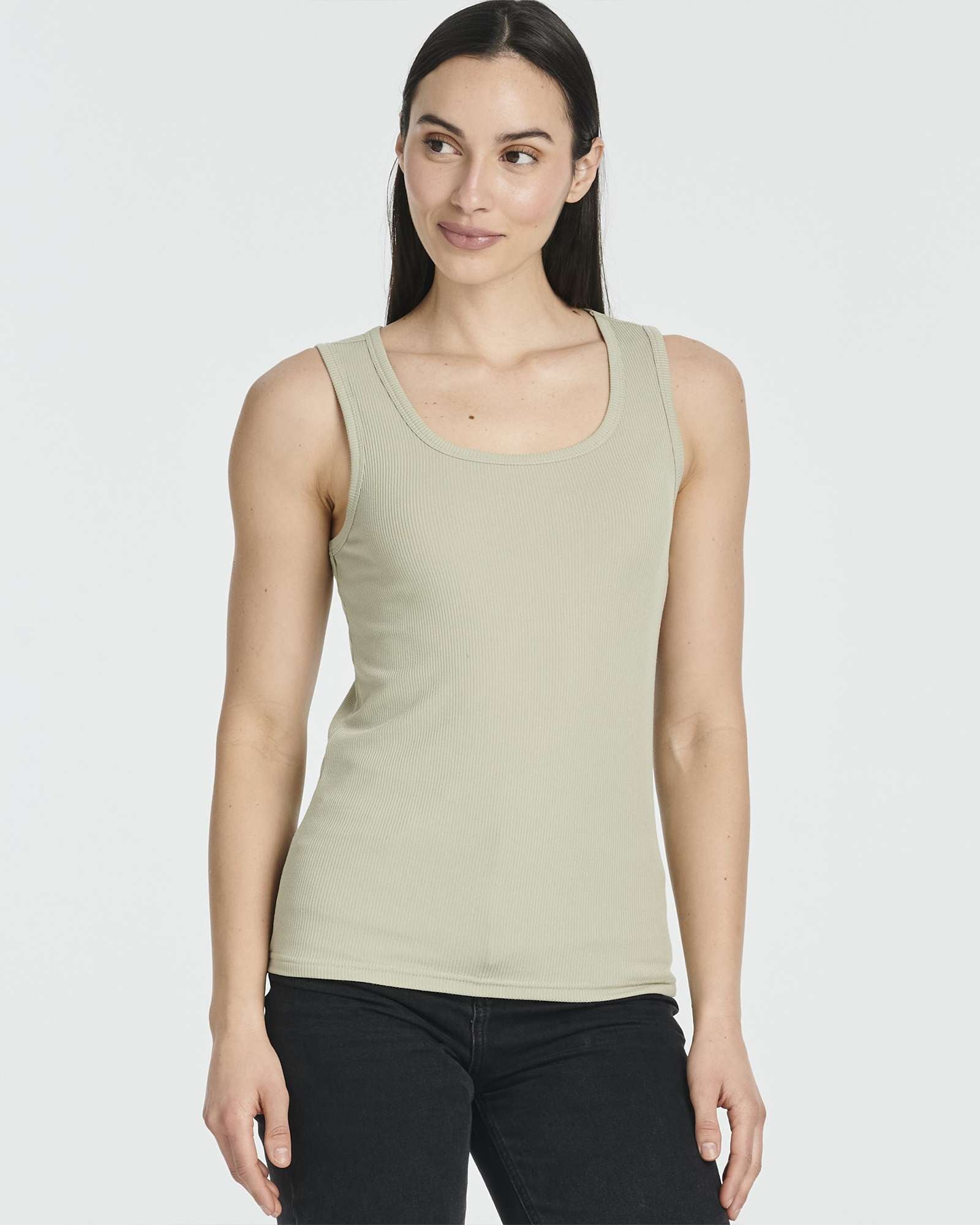 5 Pack: Women's Ribbed Sleeveless Tank Top - Yoga Casual Tops