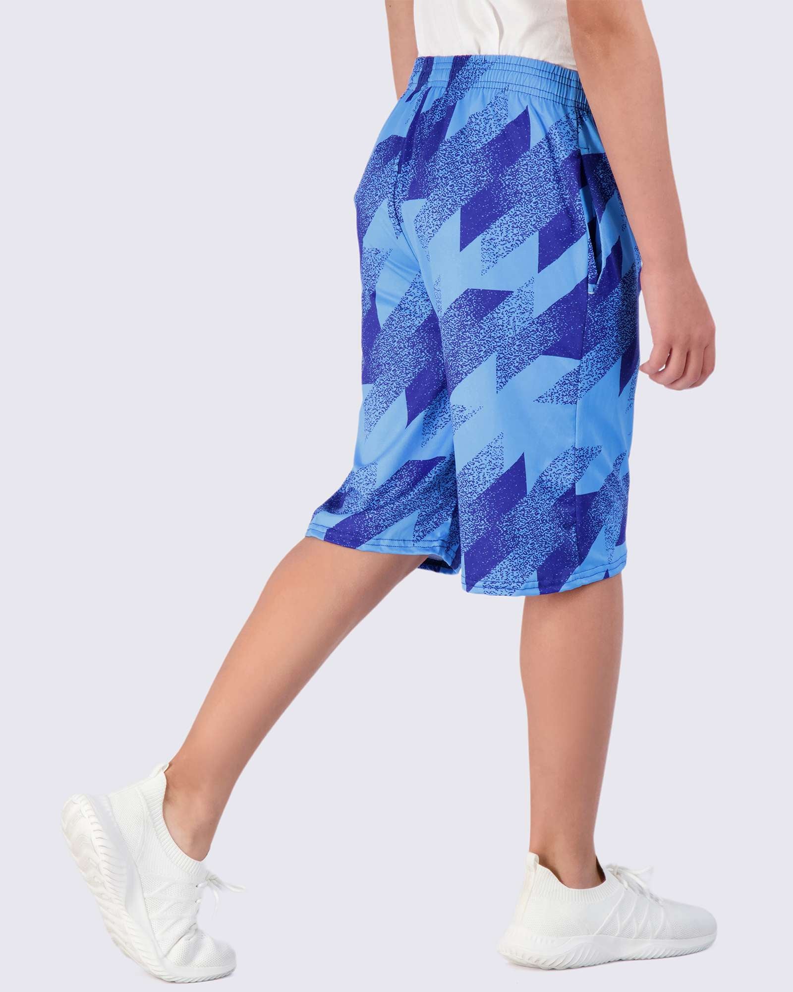 5 Pack: Boys Printed Dry Fit Active Shorts