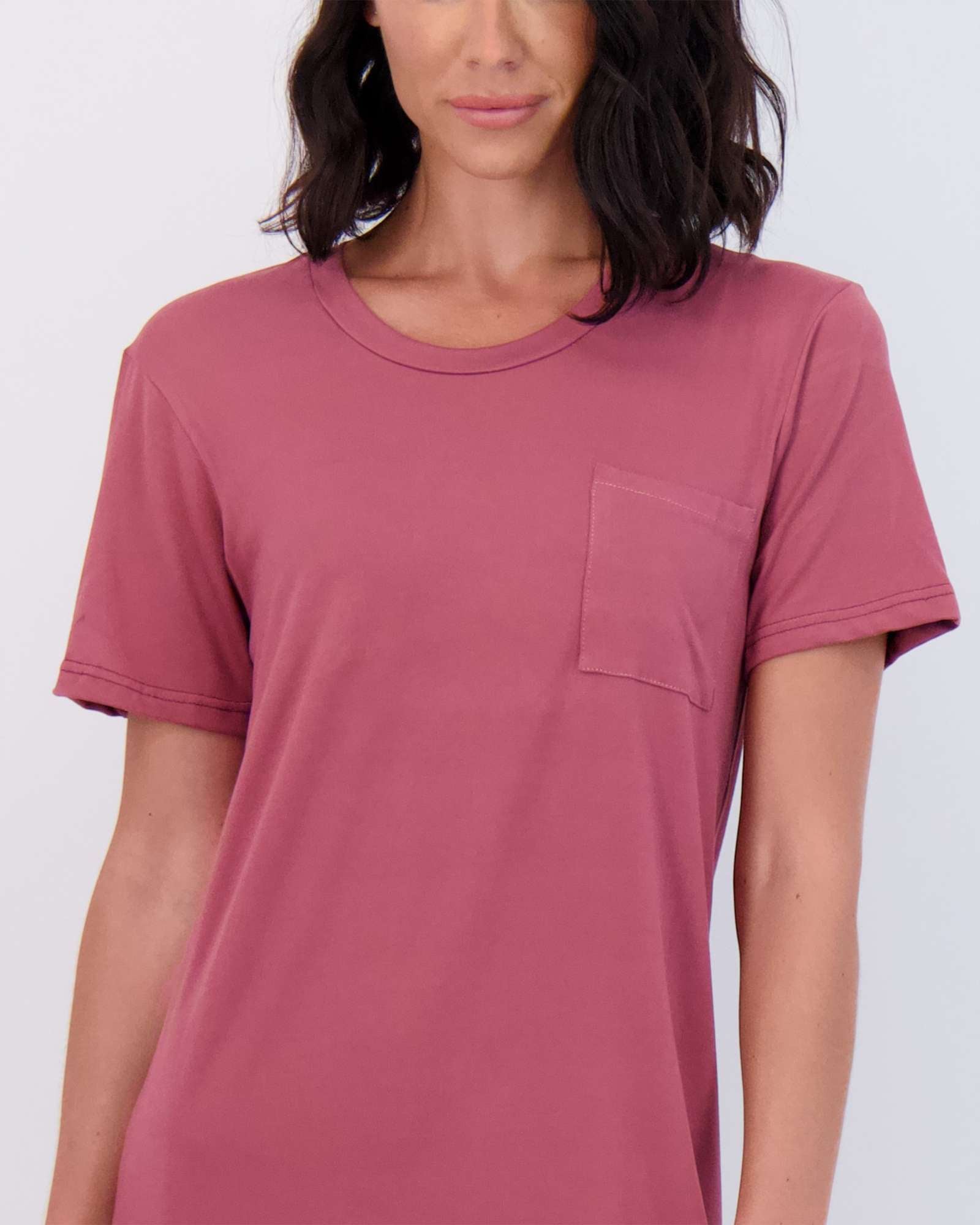 3 Pack: Womens Short-Sleeve Ultra-Soft Nightshirt Sleep Dress