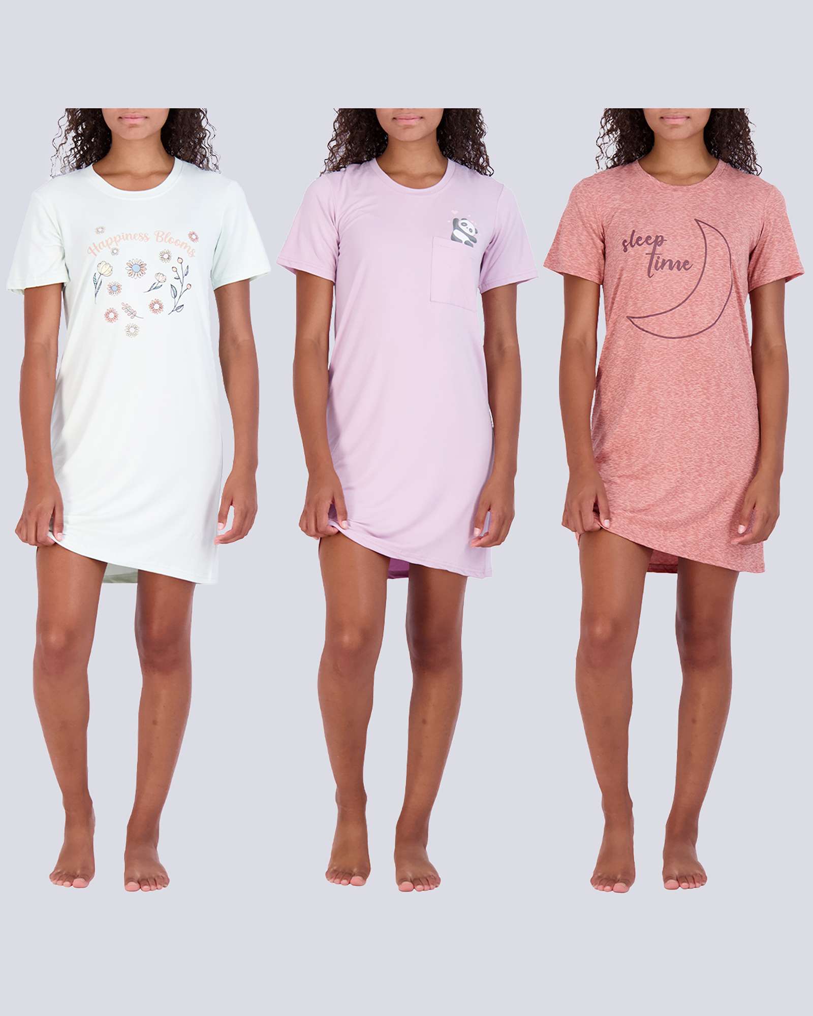 3 Pack: Womens Ultra-Soft Pajama Lounge Shorts