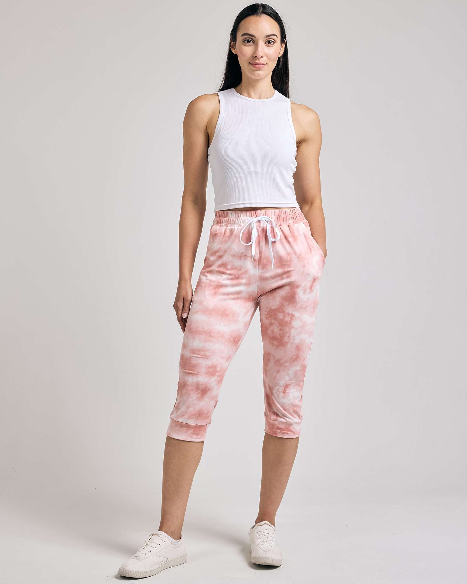 3 Pack: Women's Capri Joggers (Available in Plus Size)