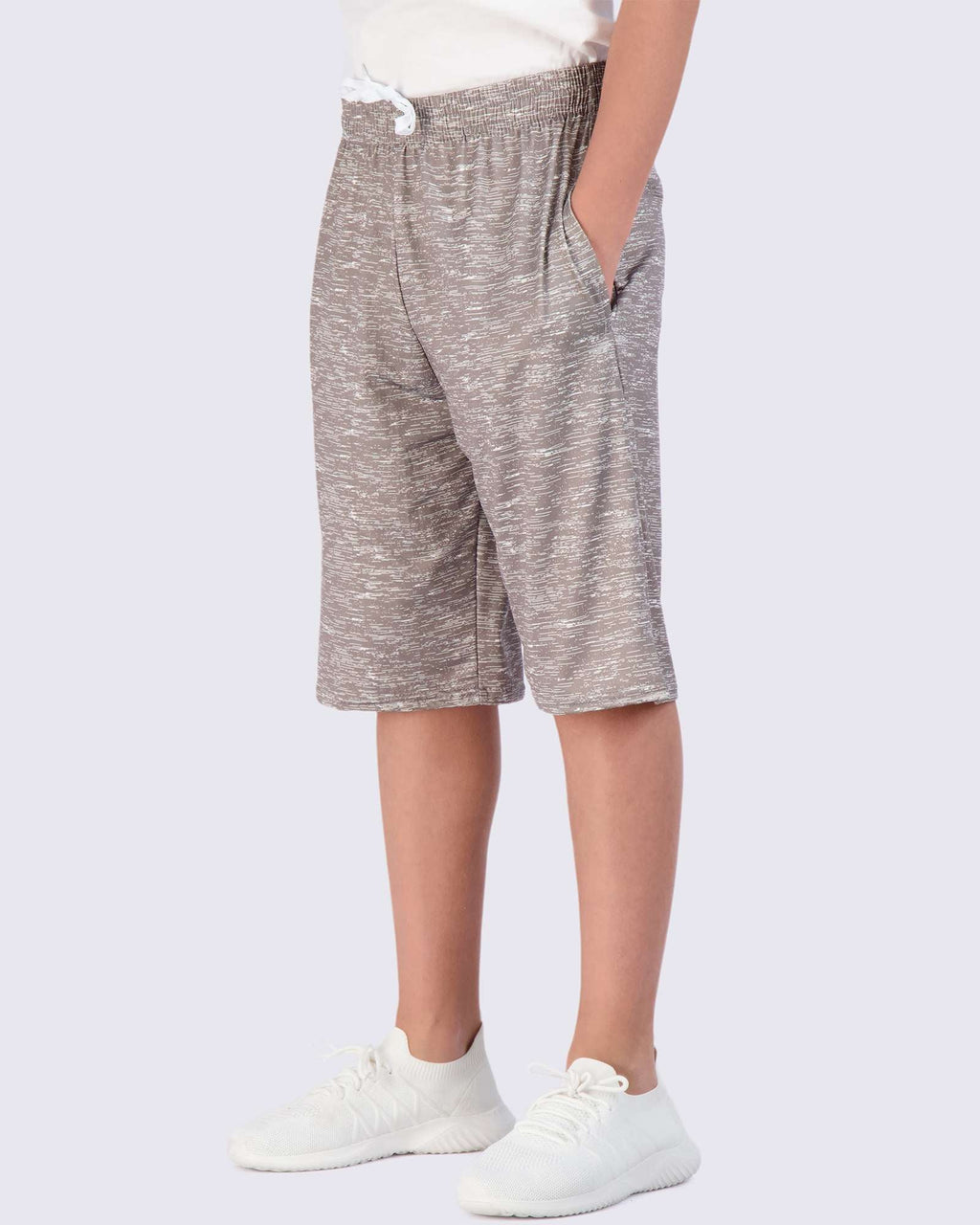 5 Pack: Boys Printed Dry Fit Active Shorts