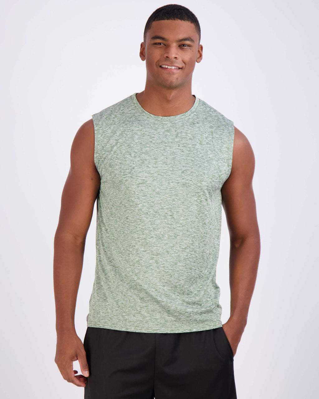 5 Pack: Mens Dry-Fit Active Tech Tank Top