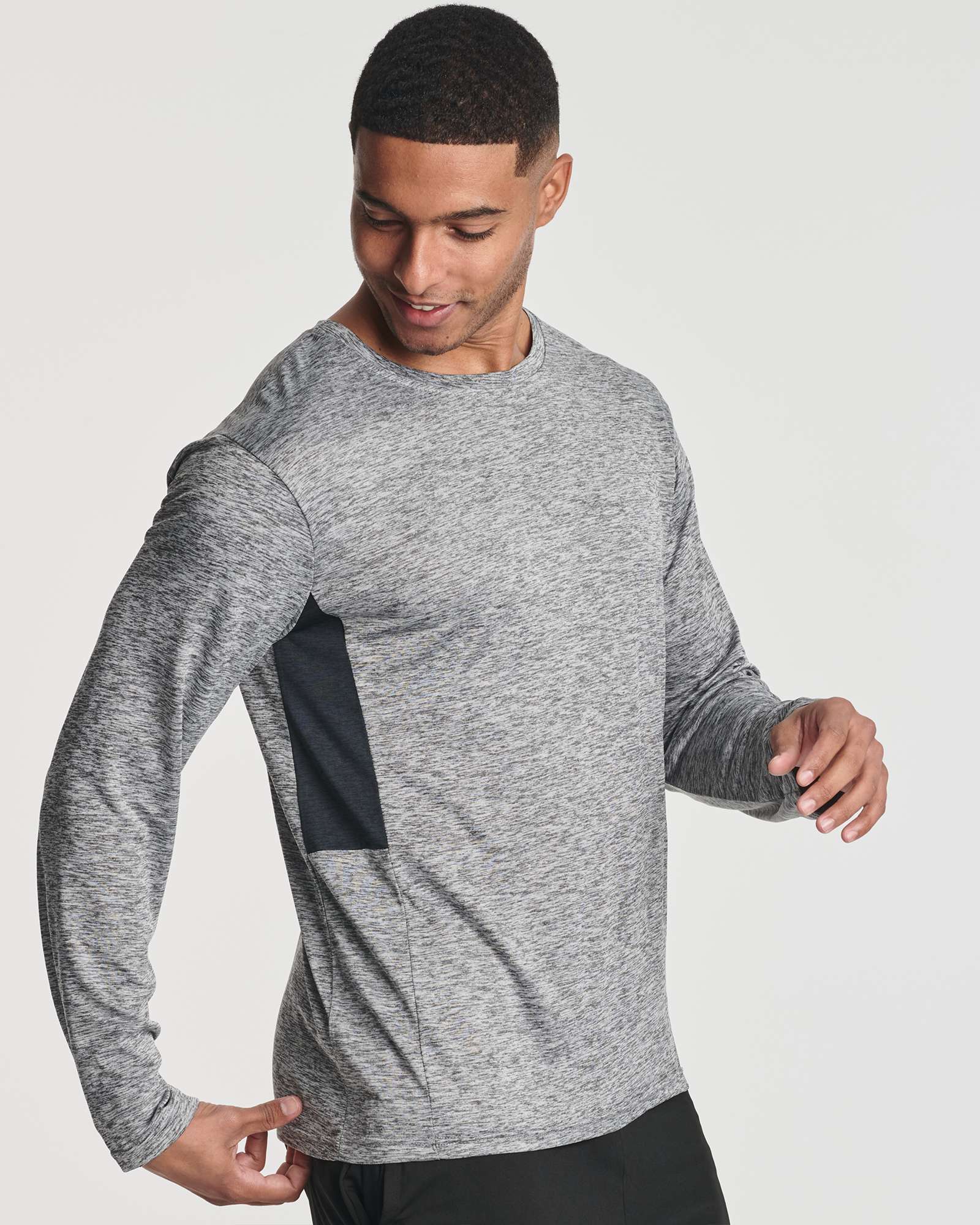 Real Essentials 4 Pack: Men's Dry-Fit UV Moisture Wicking UPF 50+ SPF Sun Protective Fishing Hiking Swim Long Sleeve Shirt