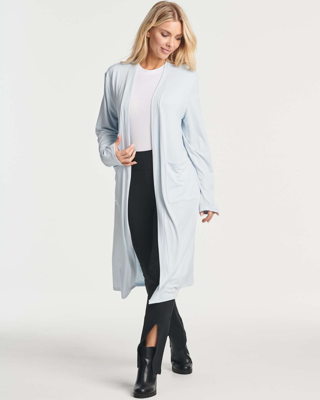 3 Pack: Women's Long Sleeve Open-Front Cardigan