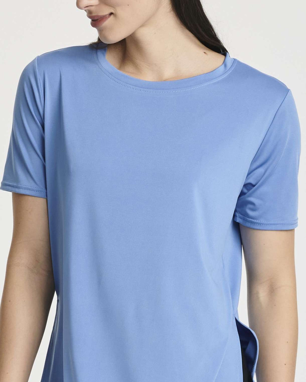 5 Pack: Women's Short Sleeve Crew Relaxed Yoga Top (Available in Plus Size)