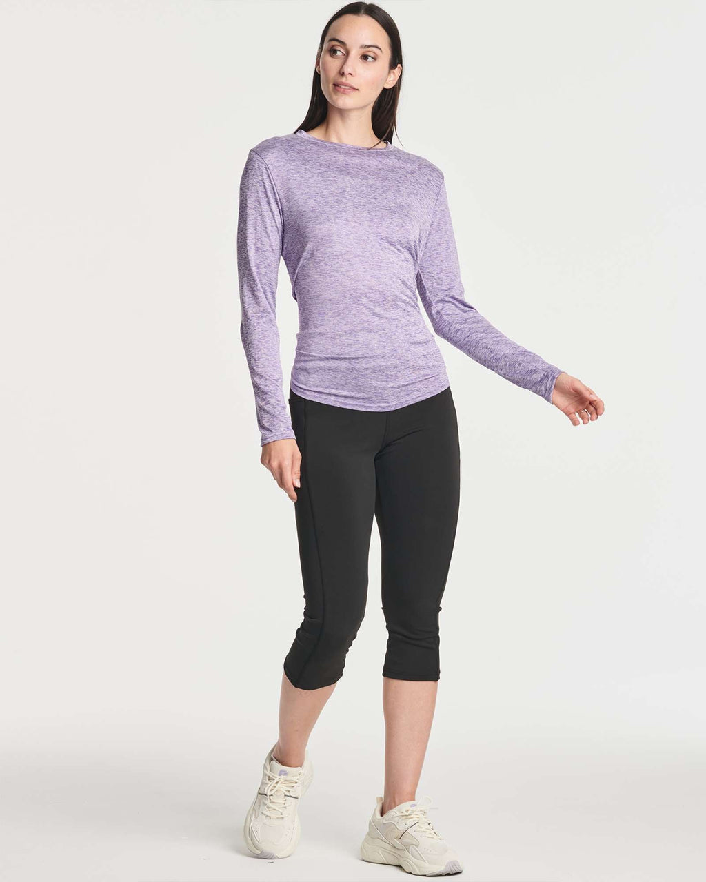 4 Pack: Women's Long-Sleeve Tie Back T-Shirt (Available in Plus Size)