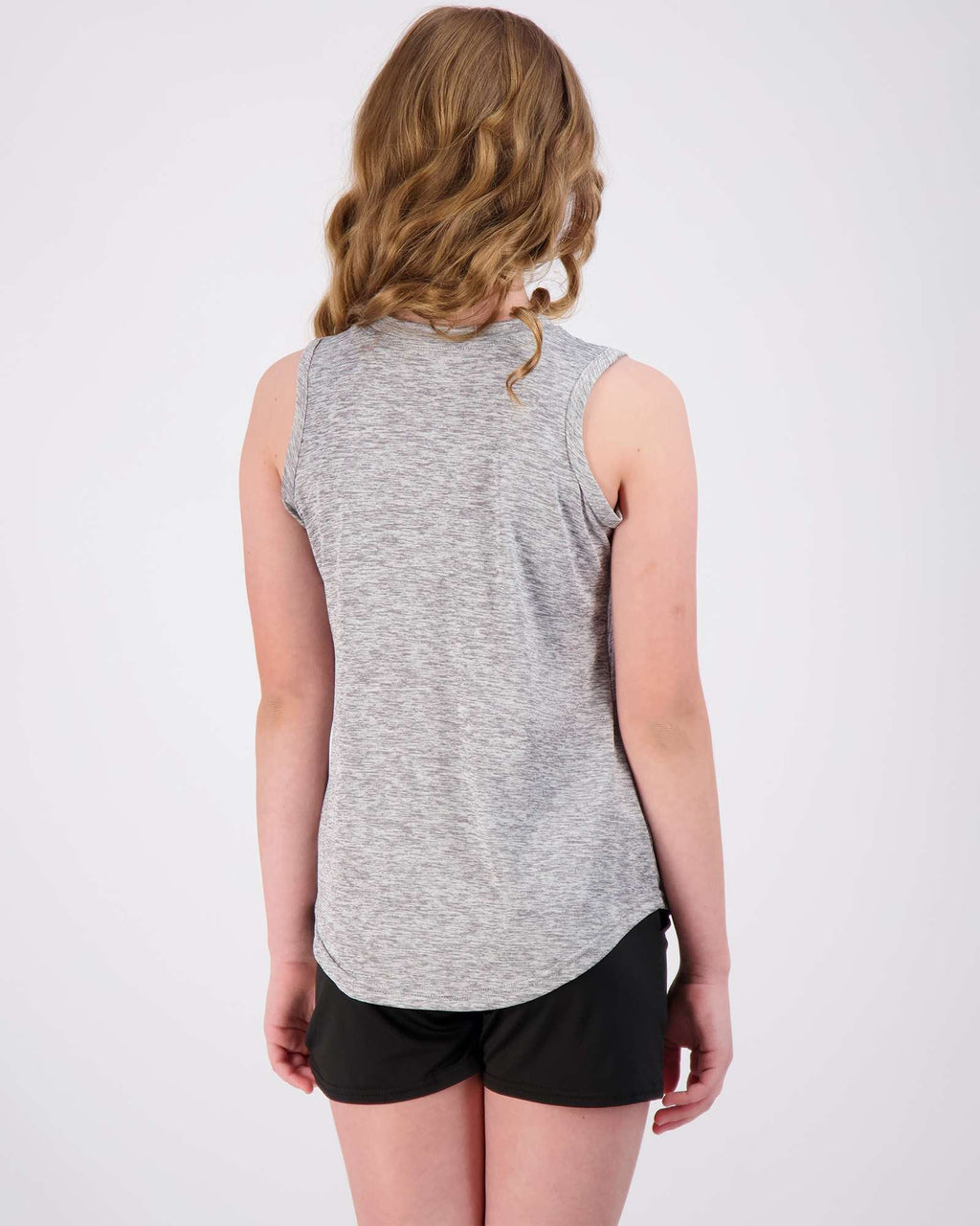 4 Pack: Girls Active Dry Fit Performance Tank Top