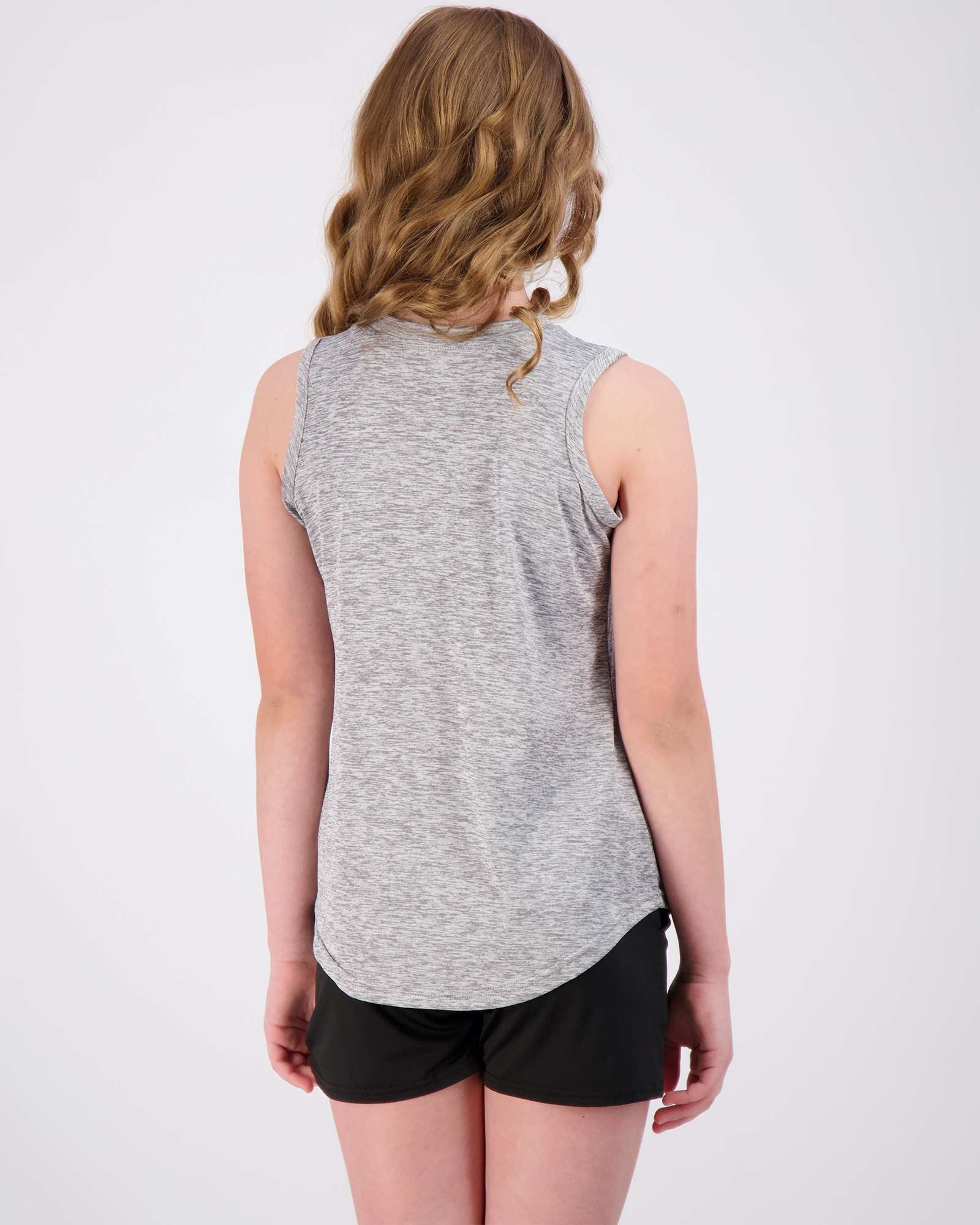 4 Pack: Girls Active Dry Fit Performance Tank Top