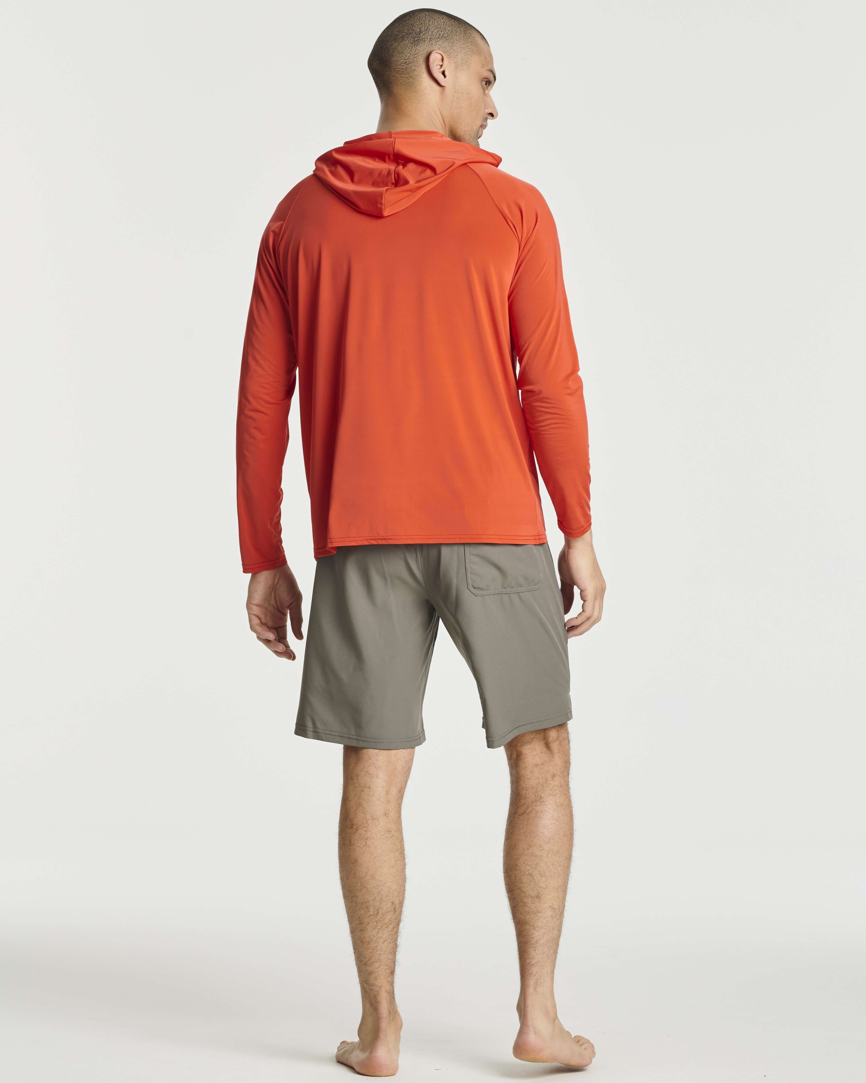 3 Pack: Men's Rash Guard Hoodie (Available In Big & Tall)