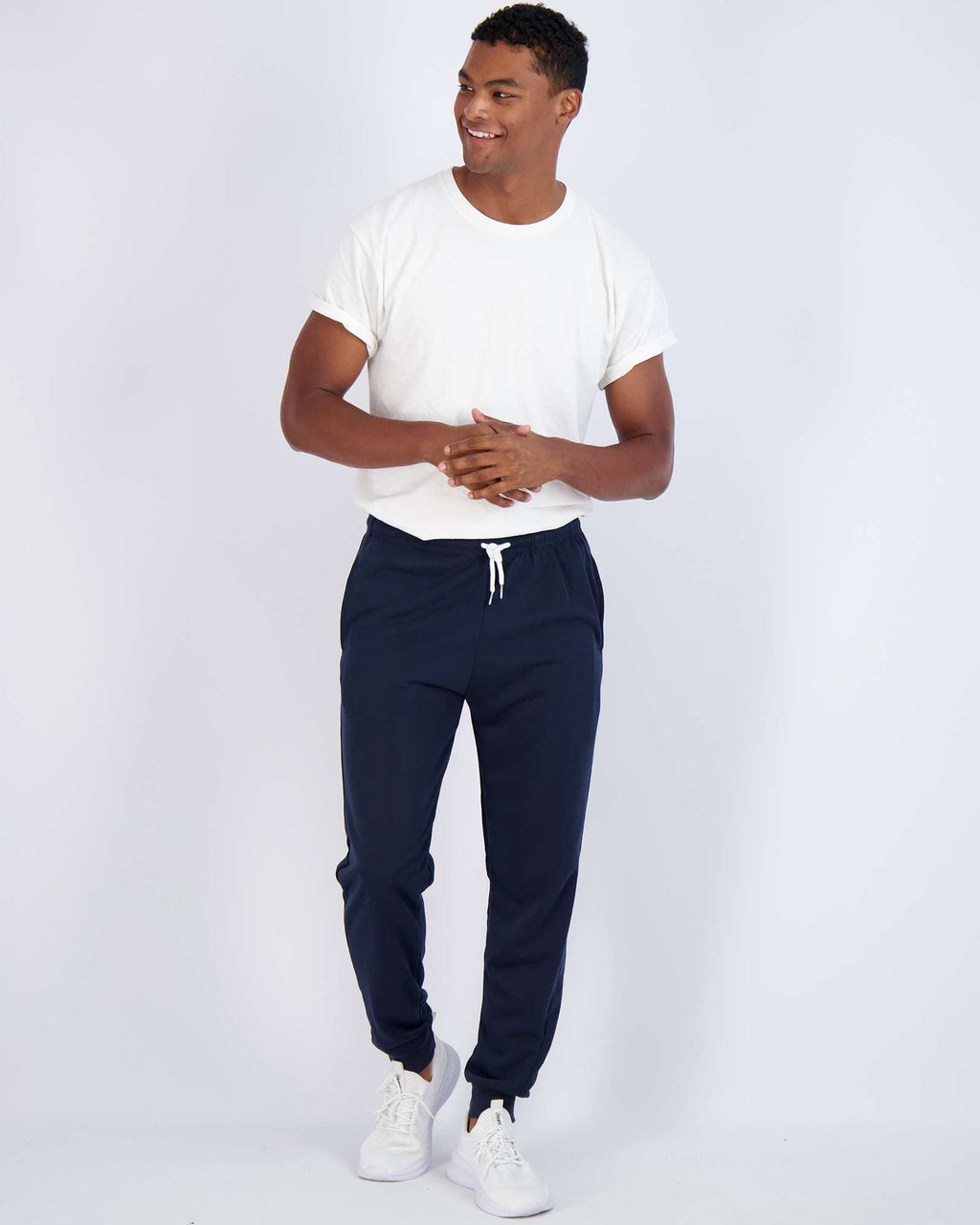 3 Pack: Mens French Terry Casual Jogger Sweatpants
