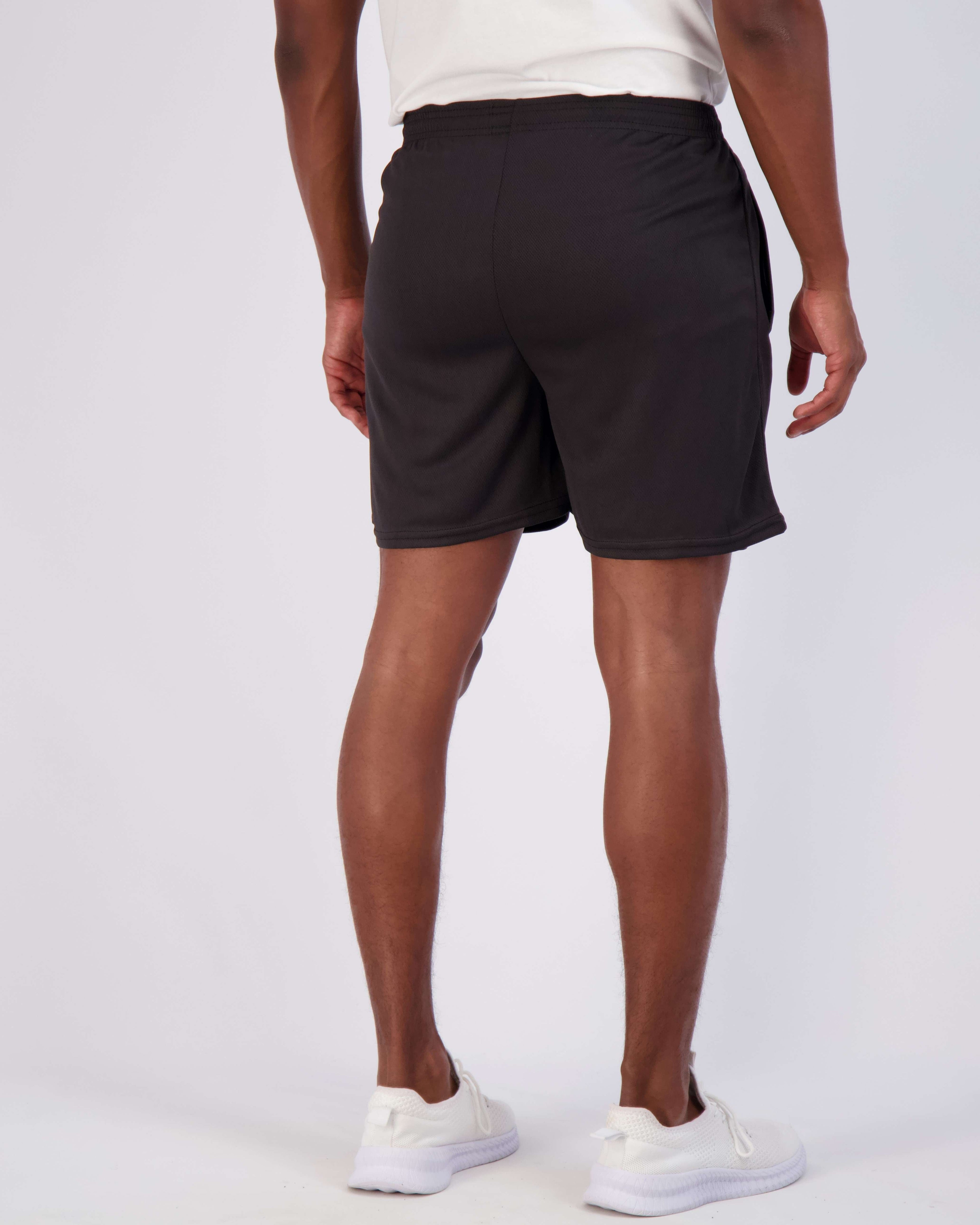 4 Pack: Men's 5" Mesh Running Shorts with Zipper Pockets