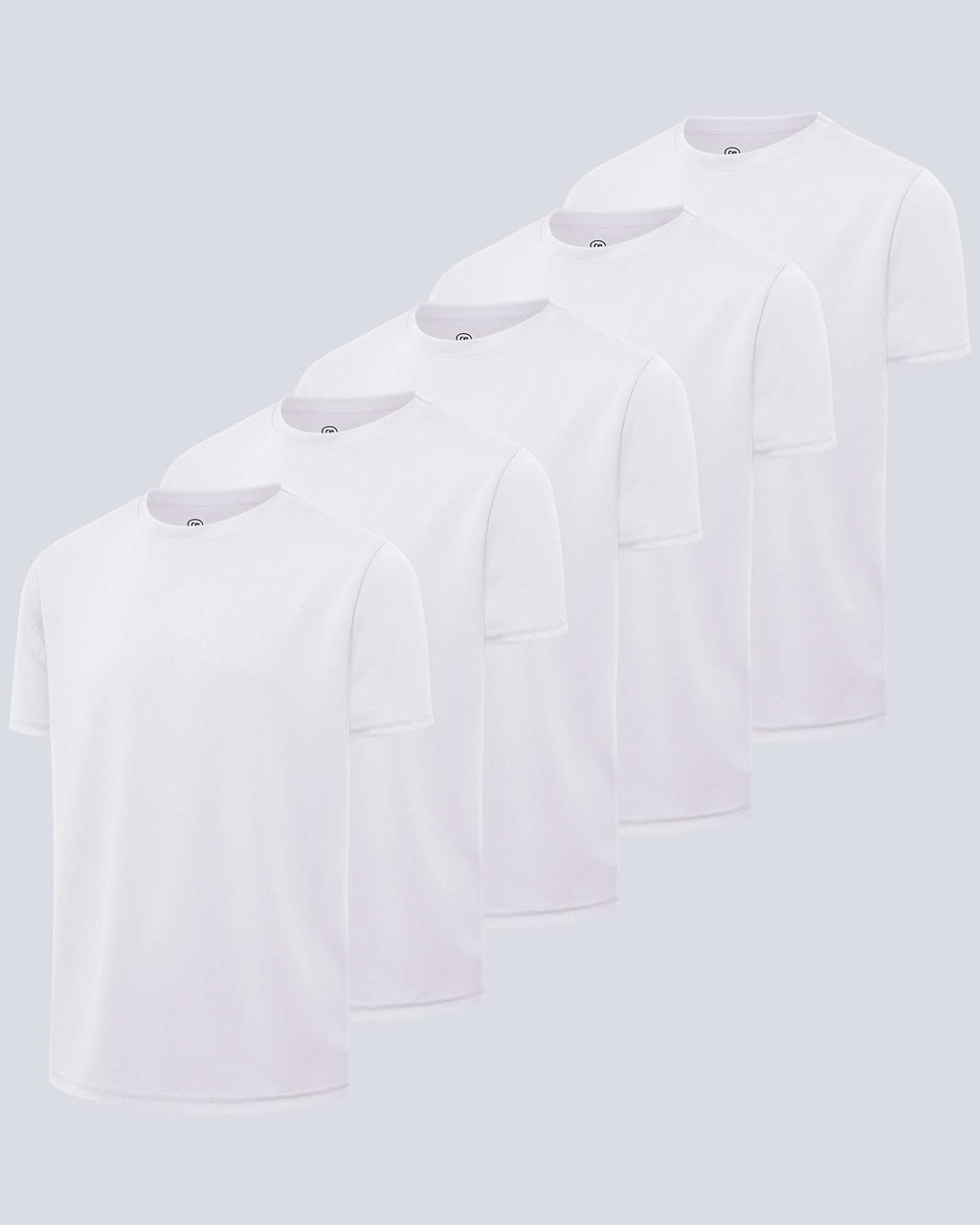 5 Pack: Boys Mesh Active Short-Sleeve T-Shirt