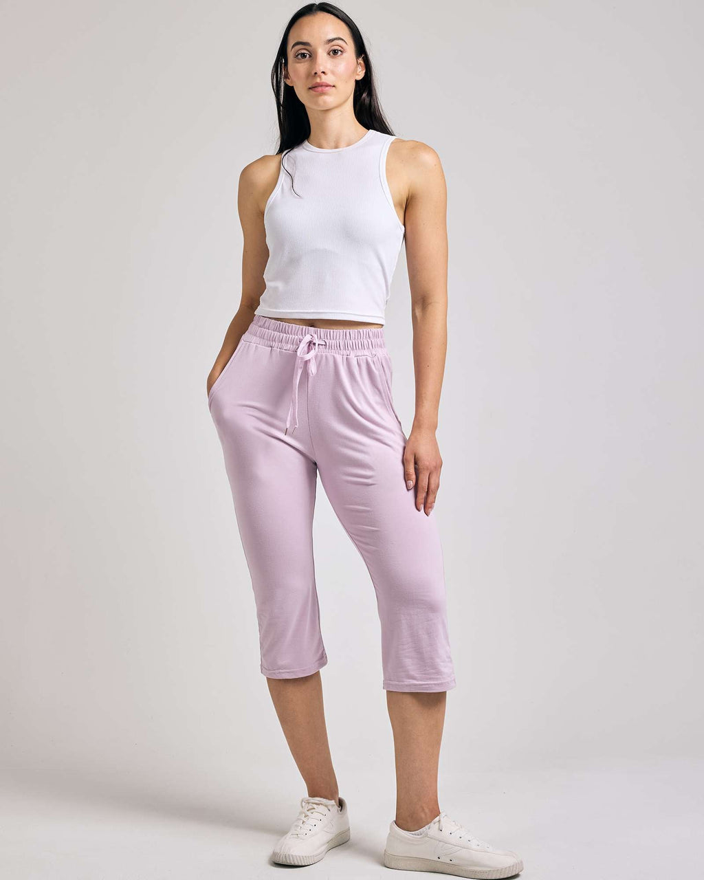 3 Pack: Women's Capri Open Bottom Sweatpants
