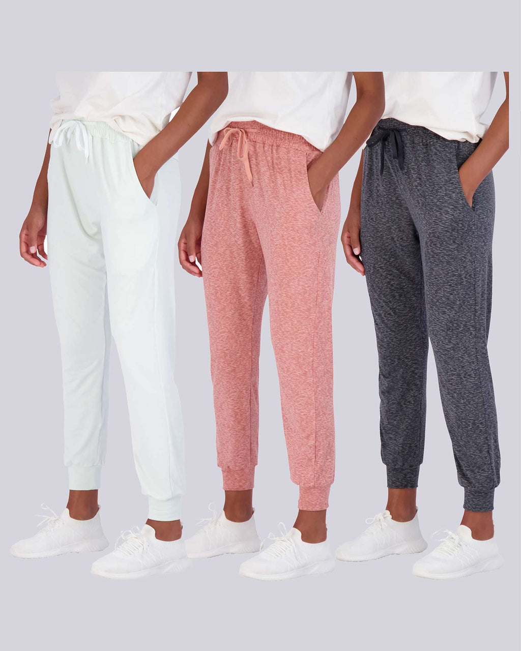 3 Pack: Womens Ultra-Soft Lounge Joggers