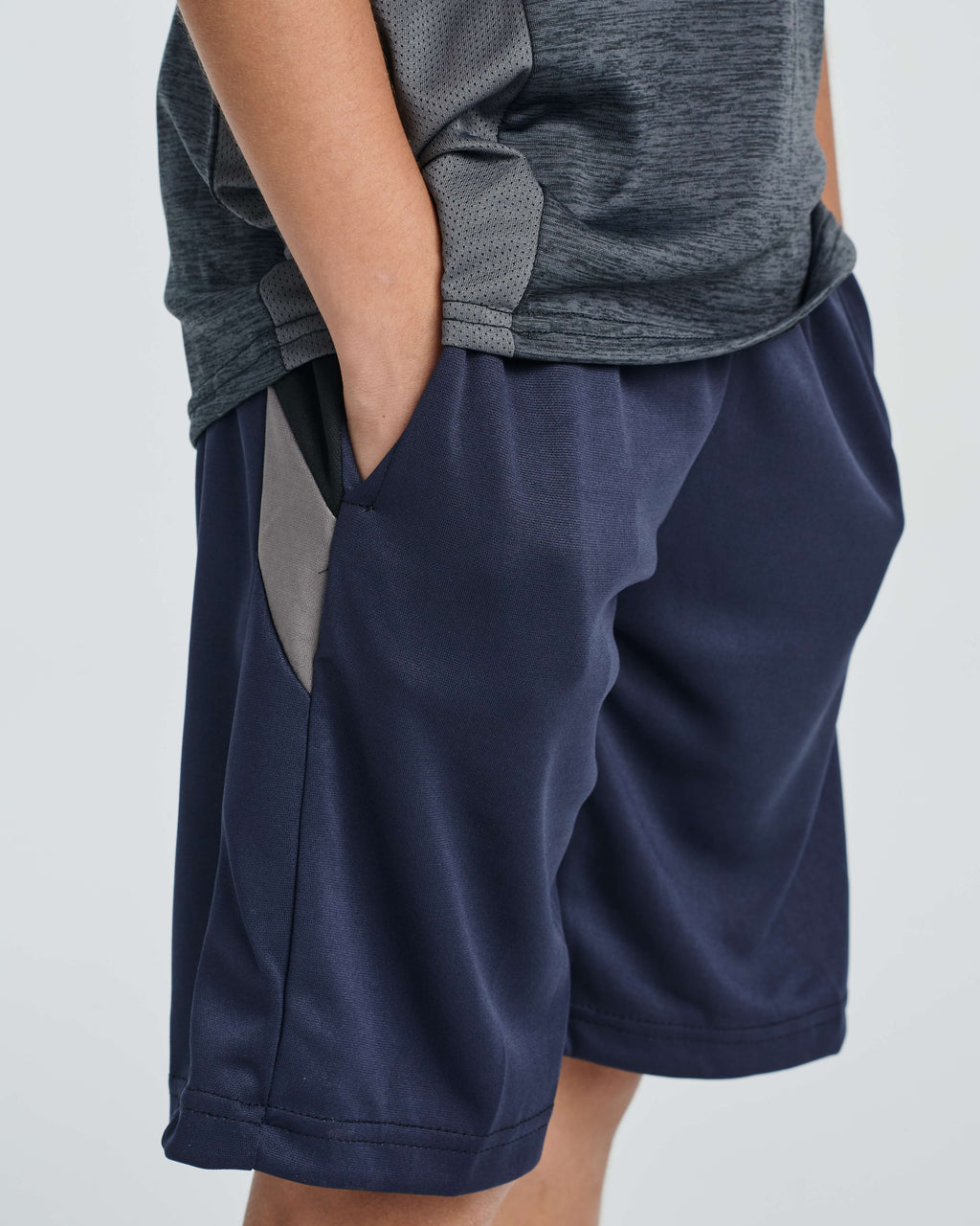 5 Pack: Boys' Athletic Basketball Shorts
