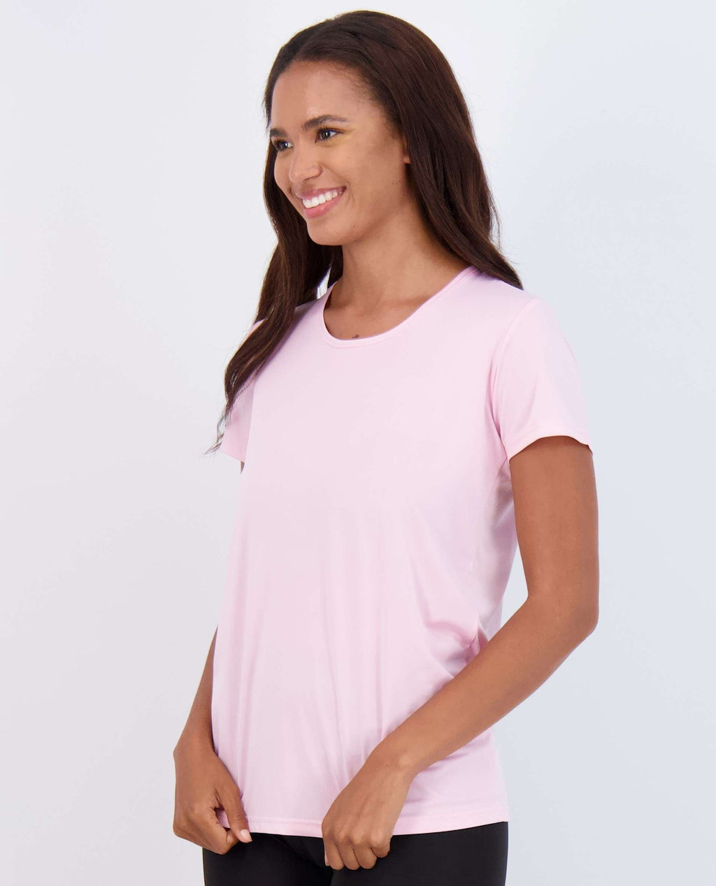 5 Pack: Womens Dry Fit Short-Sleeve Crew Neck Active T-Shirt