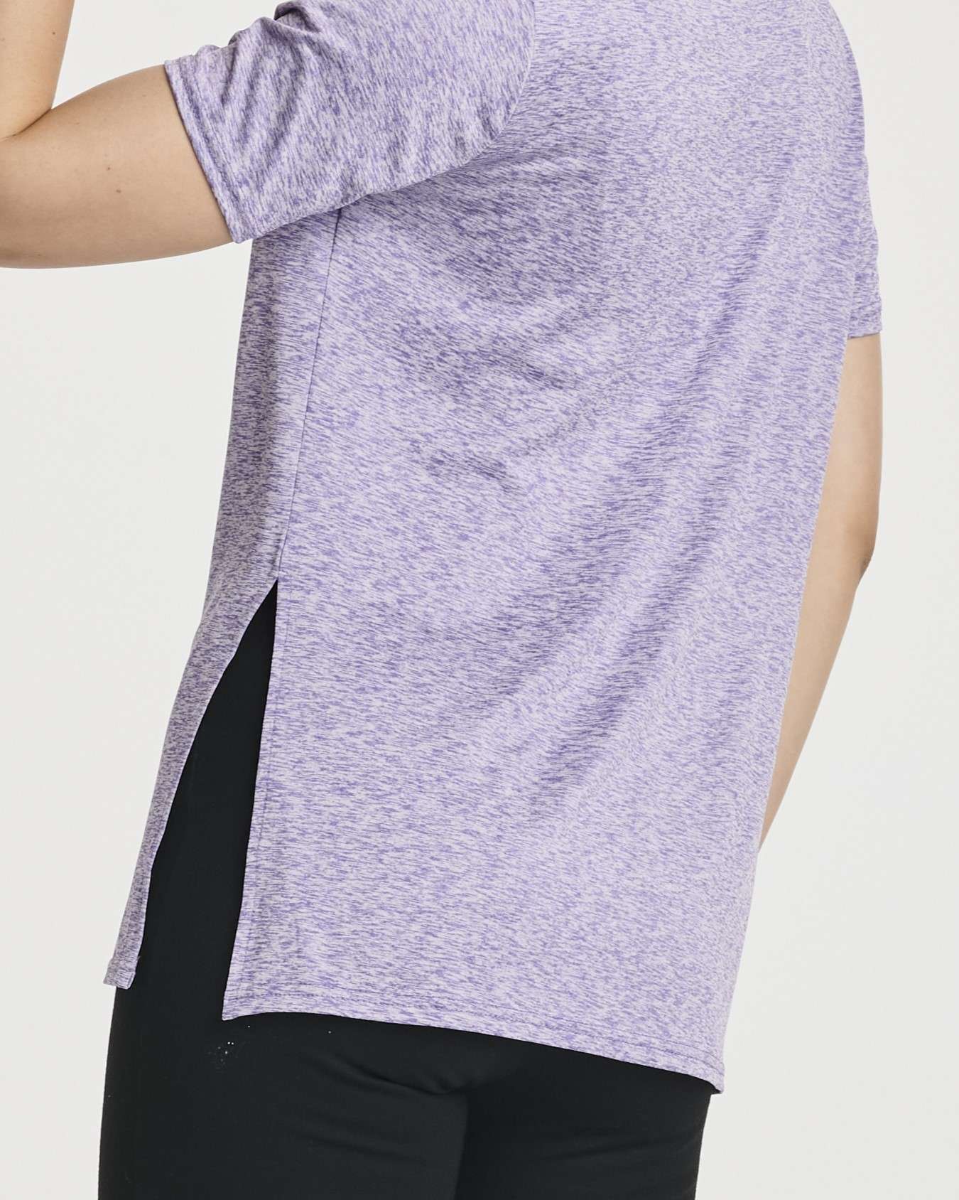 5 Pack: Women's Short Sleeve Crew Relaxed Yoga Top (Available in Plus Size)