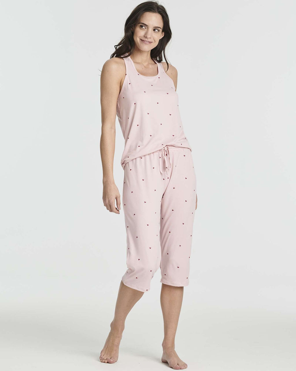 2 Pack: Women's Pajama Set Tank Top and Capri Pants