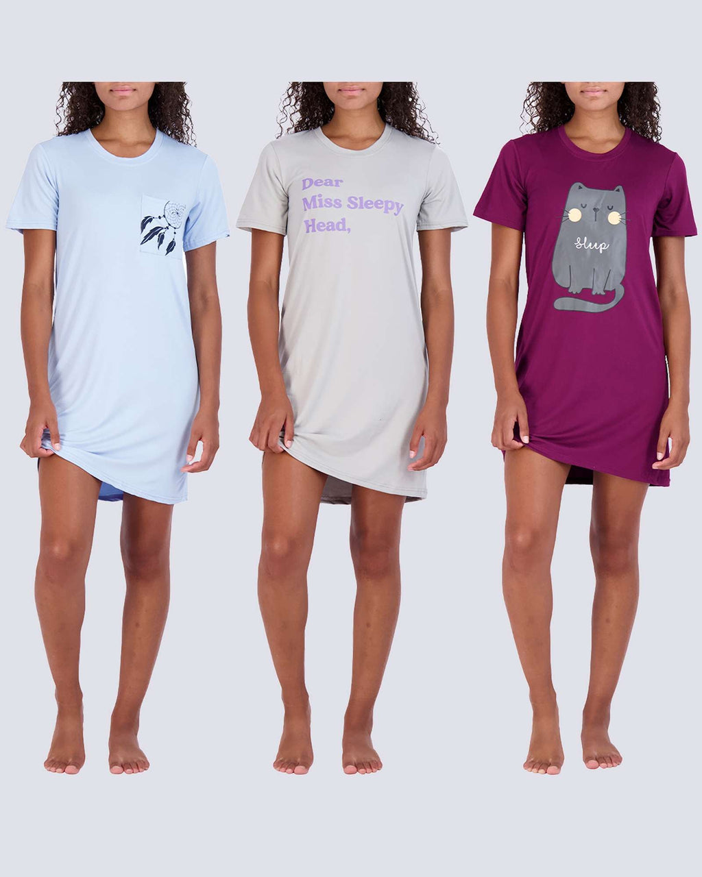 3 Pack: Womens Ultra-Soft Pajama Lounge Shorts