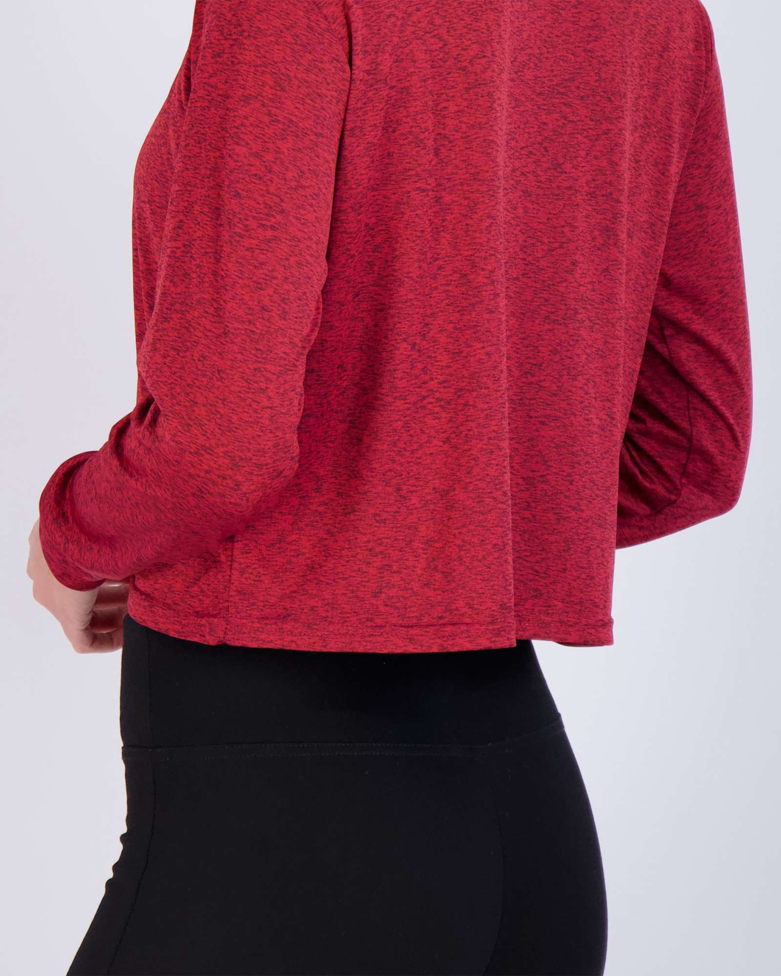 5 Pack: Womens Dry Fit Crop Top Long Sleeve