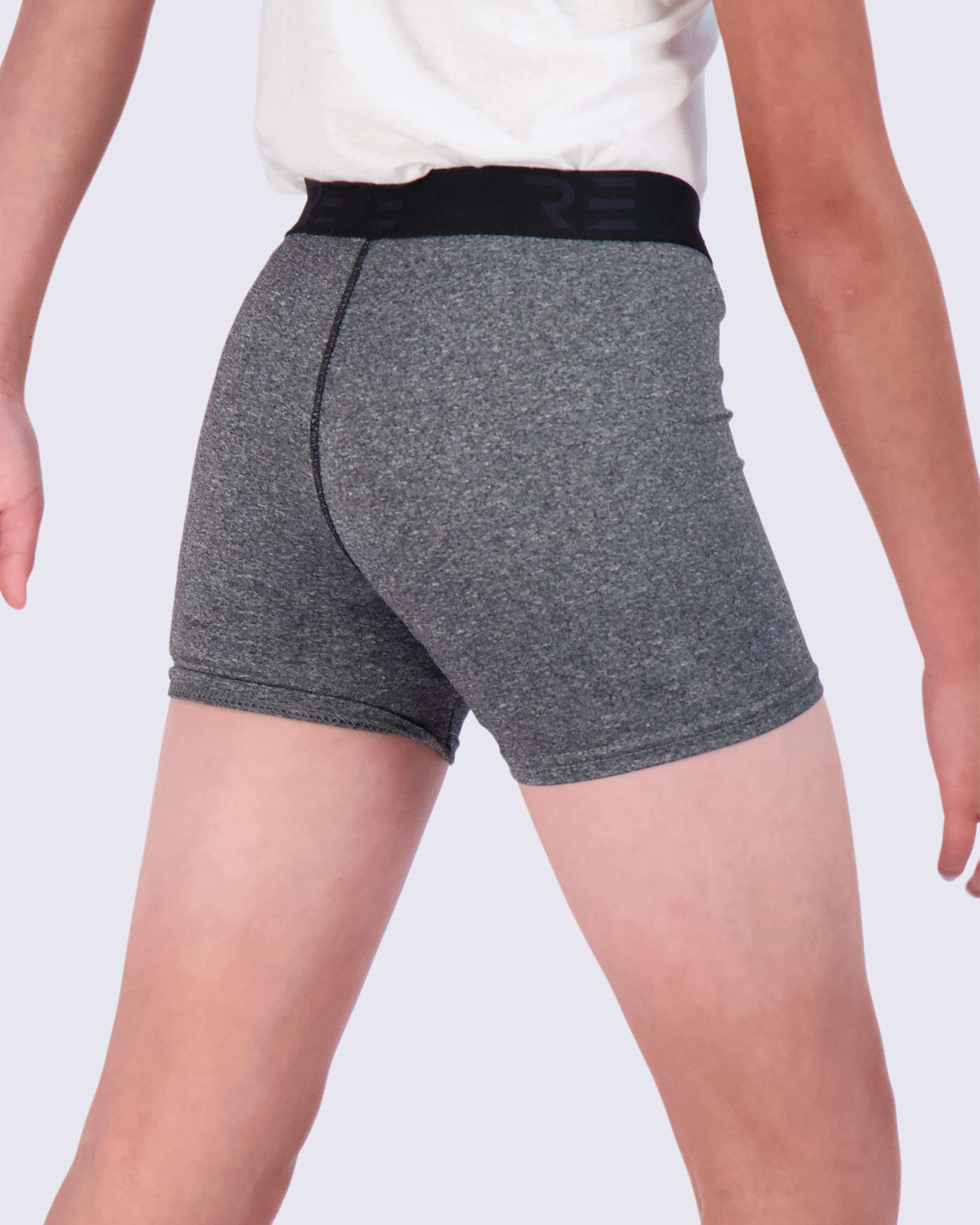 5 Pack: Boys Compression Shorts Underwear