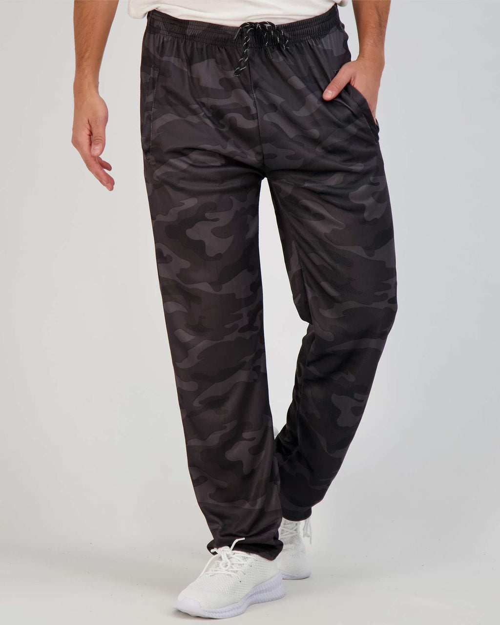 3 Pack: Mens Mesh Active Open Bottom Sweatpants