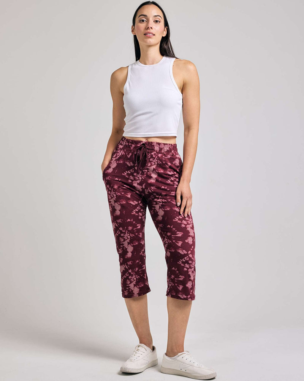 3 Pack: Women's Capri Open Bottom Sweatpants