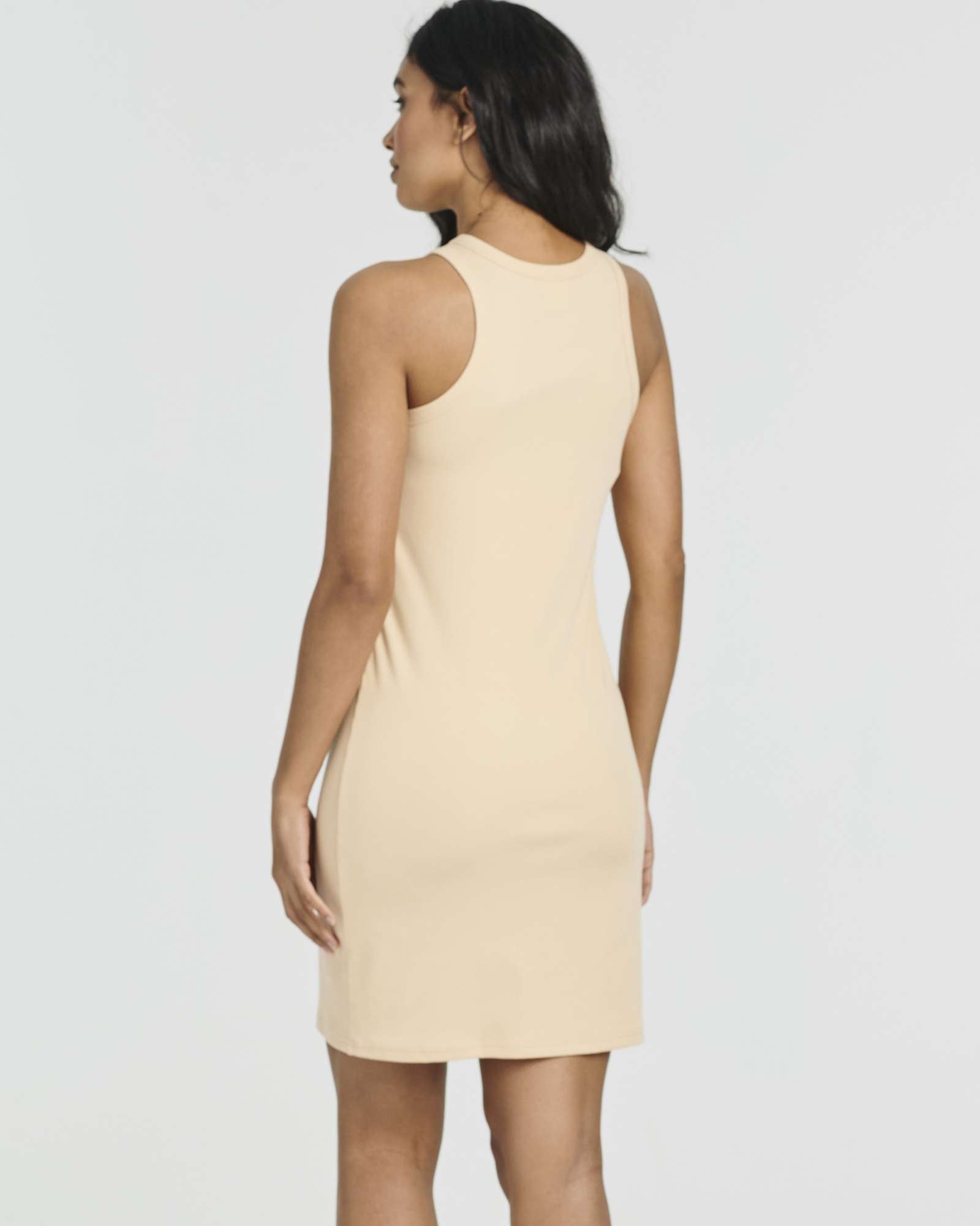 3 Pack: Women's Mini Ribbed Jersey Tank Dress