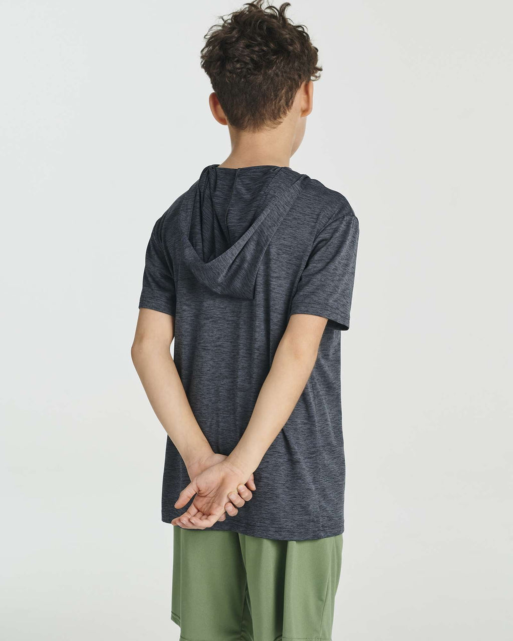 3 Pack: Boys' Dry-Fit Short Sleeve Workout Hoodie